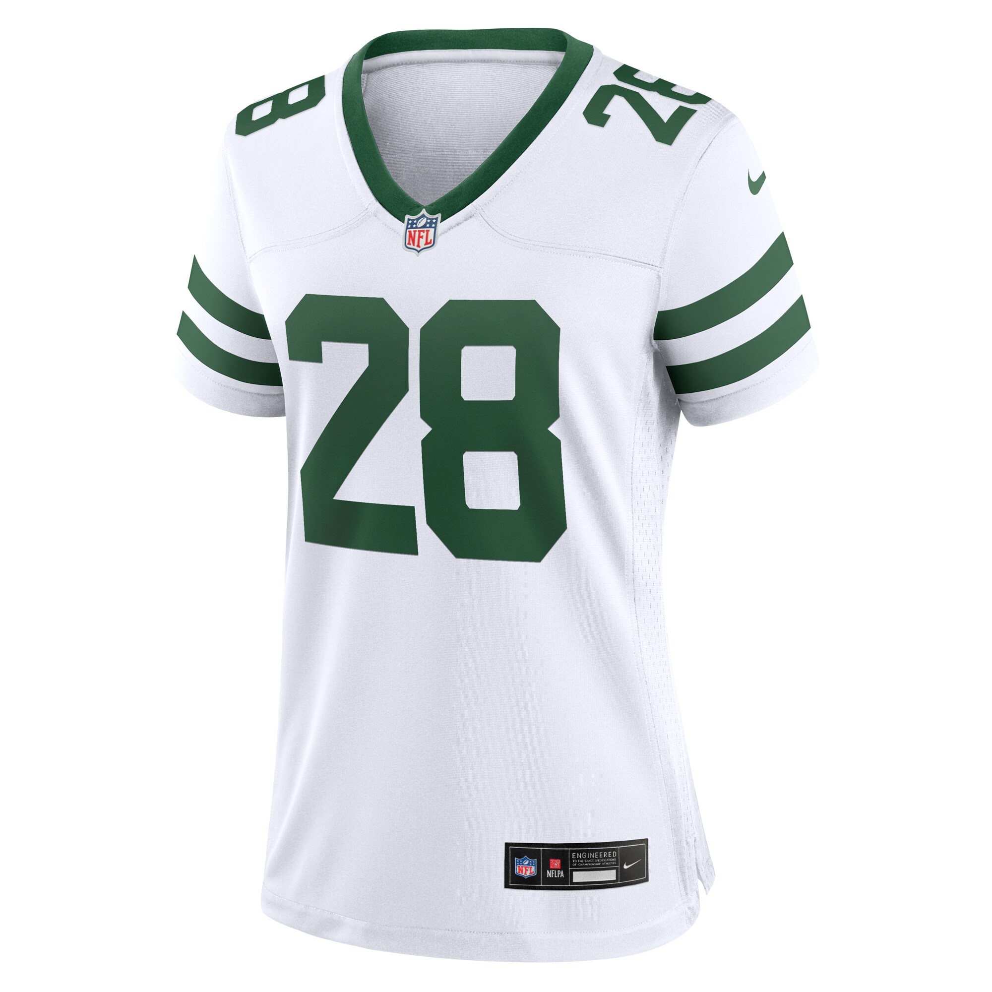 Alternative view of Women's New York Jets Curtis Martin White Legacy Retired Player Game Jersey JS1614 nicesnker
