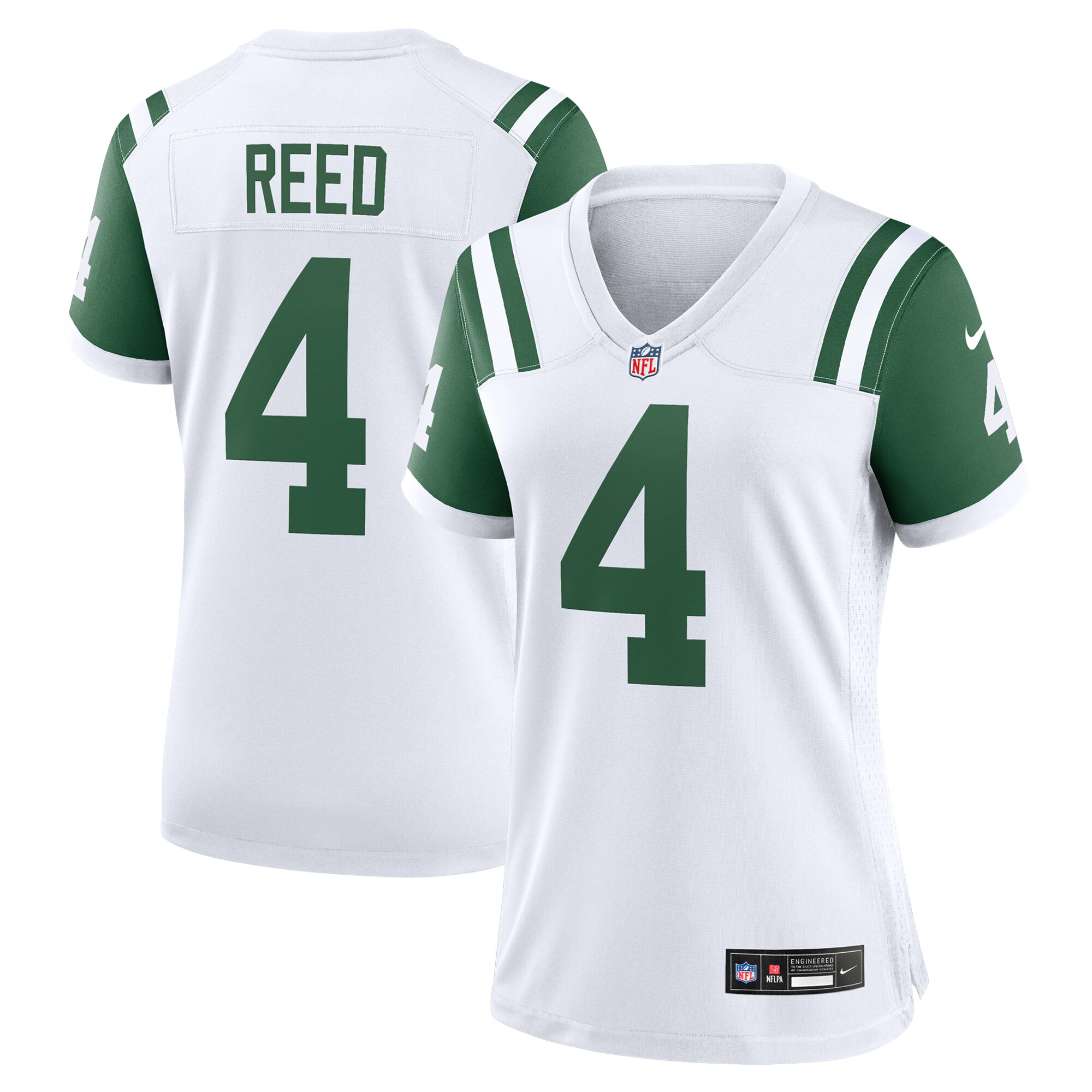Women's New York Jets D.J. Reed White Classic Alternate Player Game Jersey JS7275 nicesnker