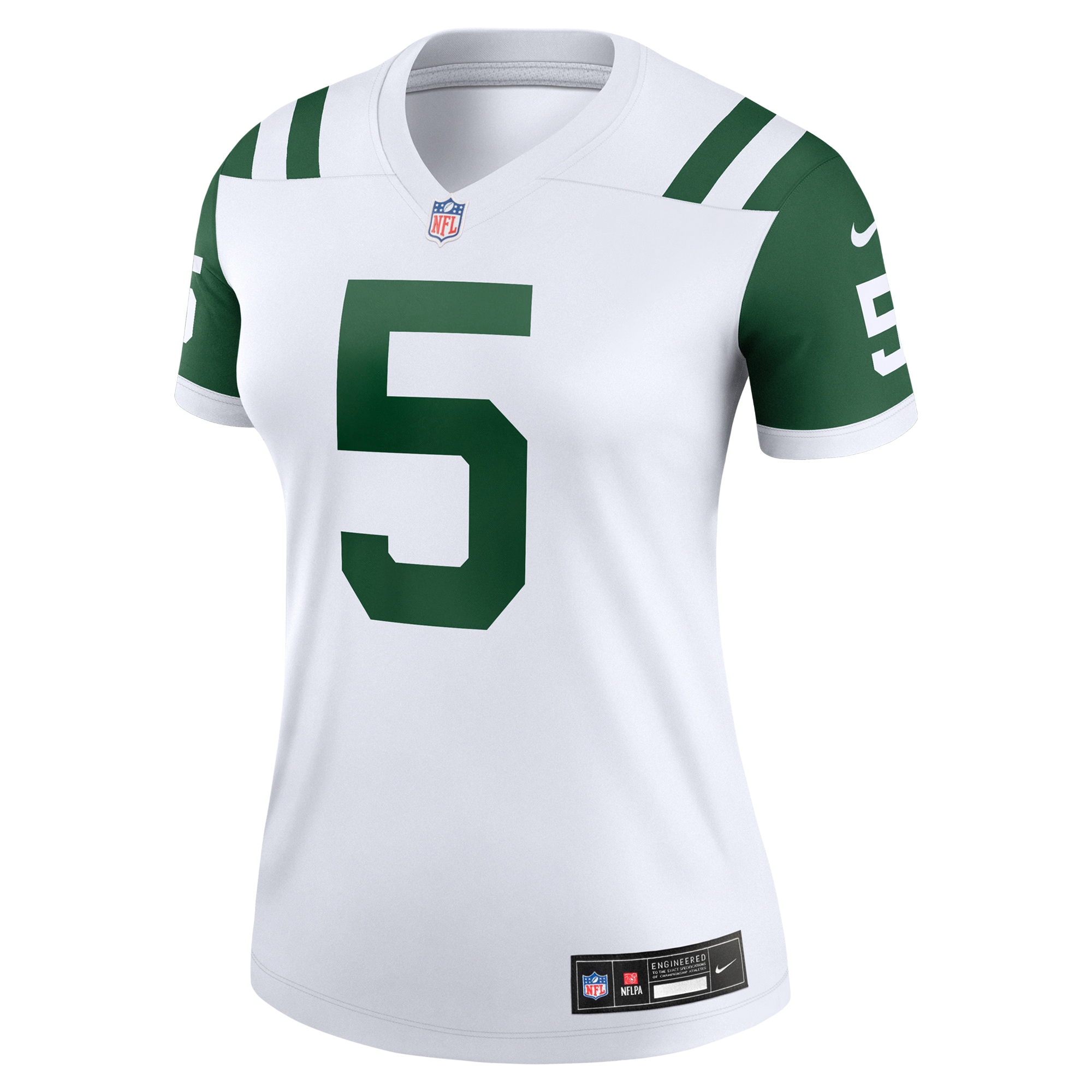 Alternative view of Women's New York Jets Garrett Wilson Classic Alternate White Alternate Legend Player Performance Top JS5204 nicesnker