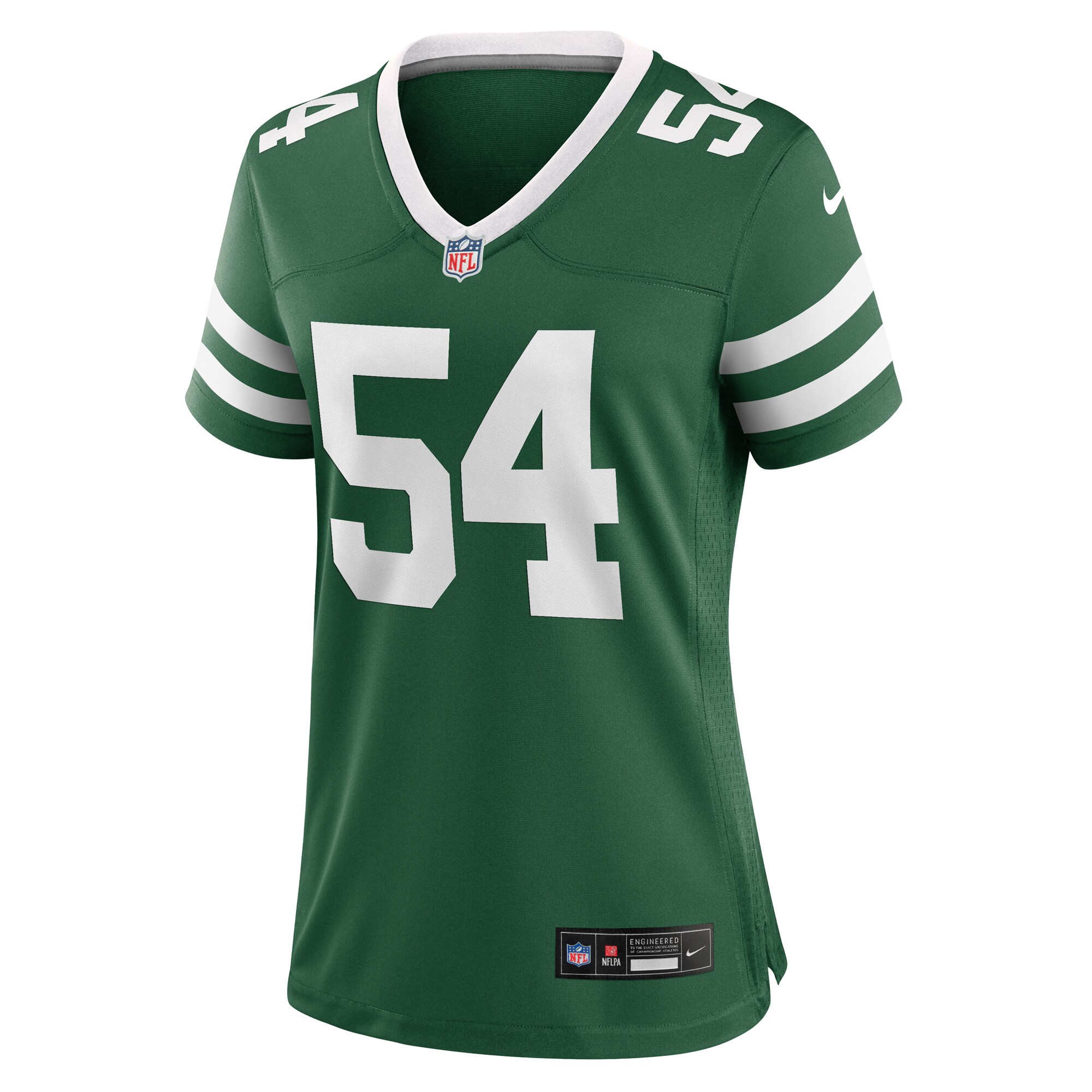 Alternative view of Women's New York Jets Javon Kinlaw Legacy Green Team Game Jersey JS6294 nicesnker