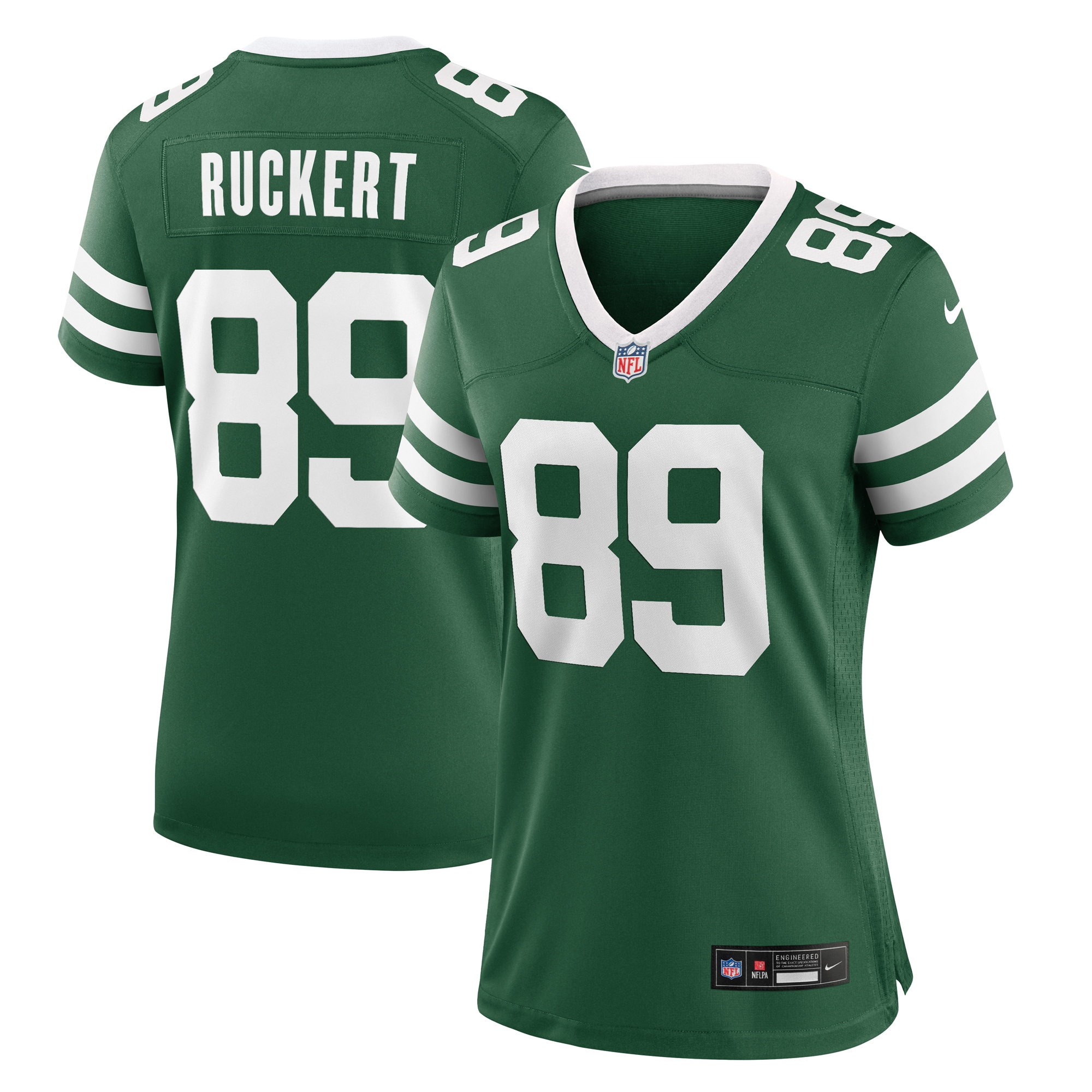 Women's New York Jets Jeremy Ruckert Legacy Green Team Game Jersey JS3066 nicesnker