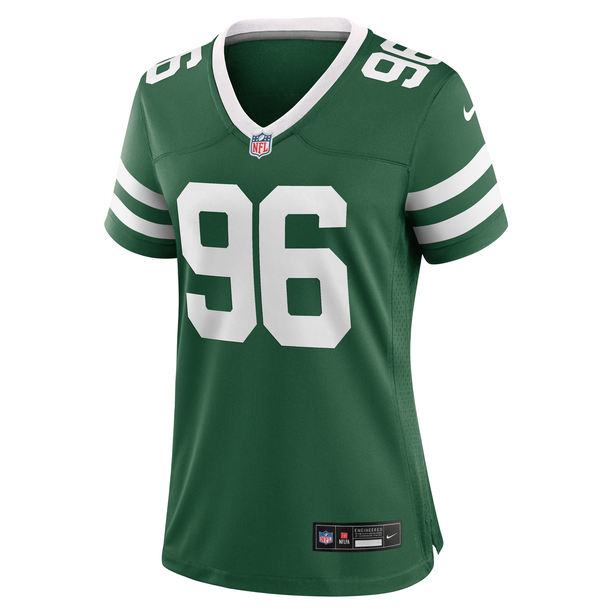 Alternative view of Women's New York Jets Leonard Taylor III Legacy Green Team Game Jersey JS4016 nicesnker