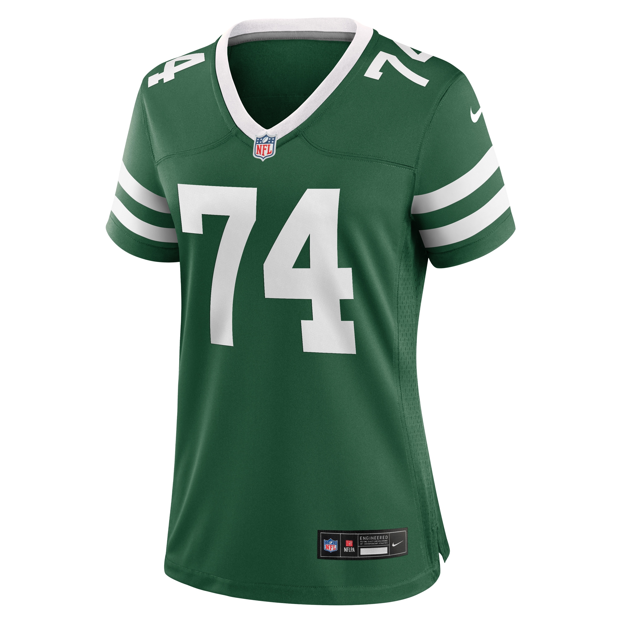 Alternative view of Women's New York Jets Olu Fashanu Legacy Green Team Game Jersey JS3667 nicesnker