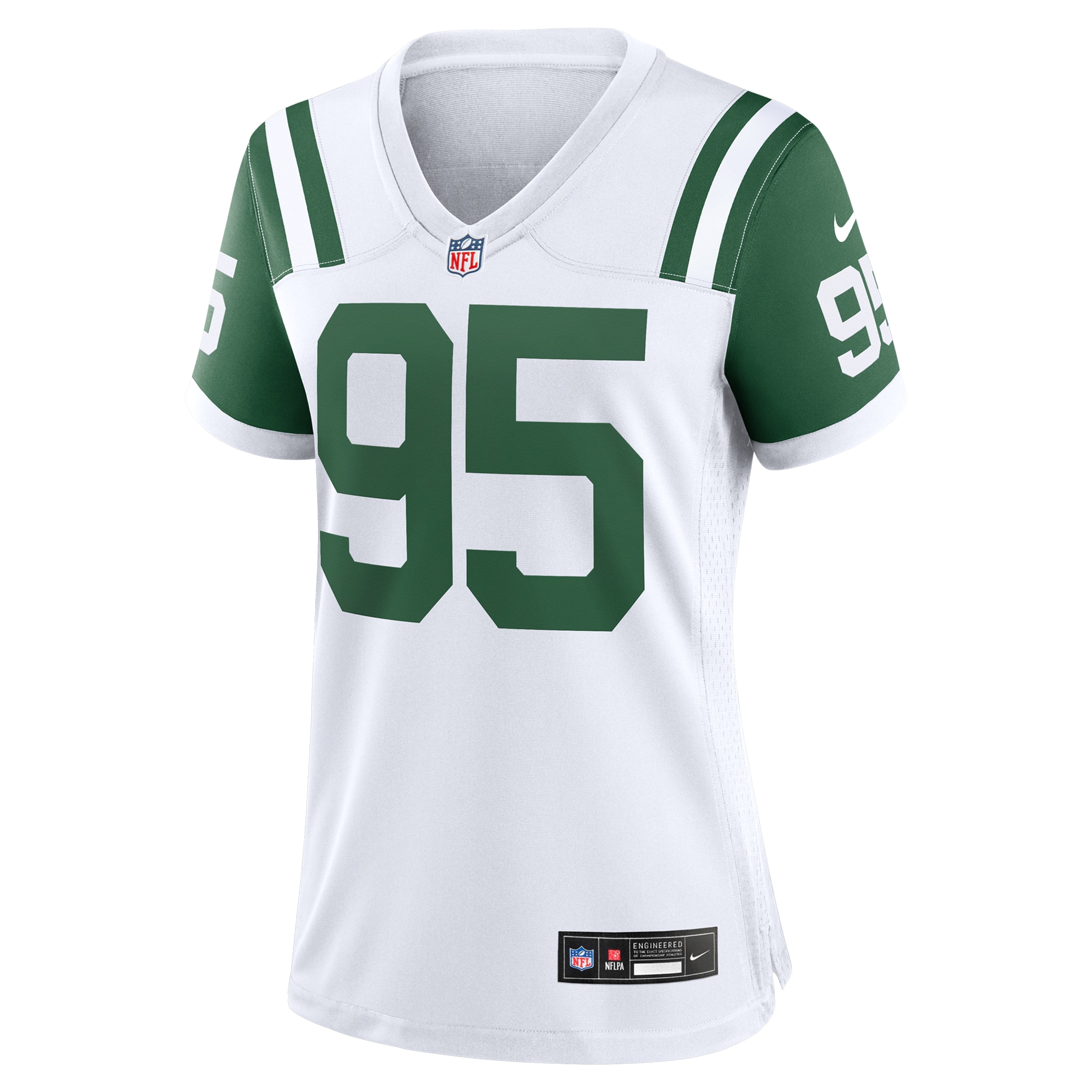 Alternative view of Women's New York Jets Quinnen Williams White Classic Alternate Game Jersey JS8853 nicesnker