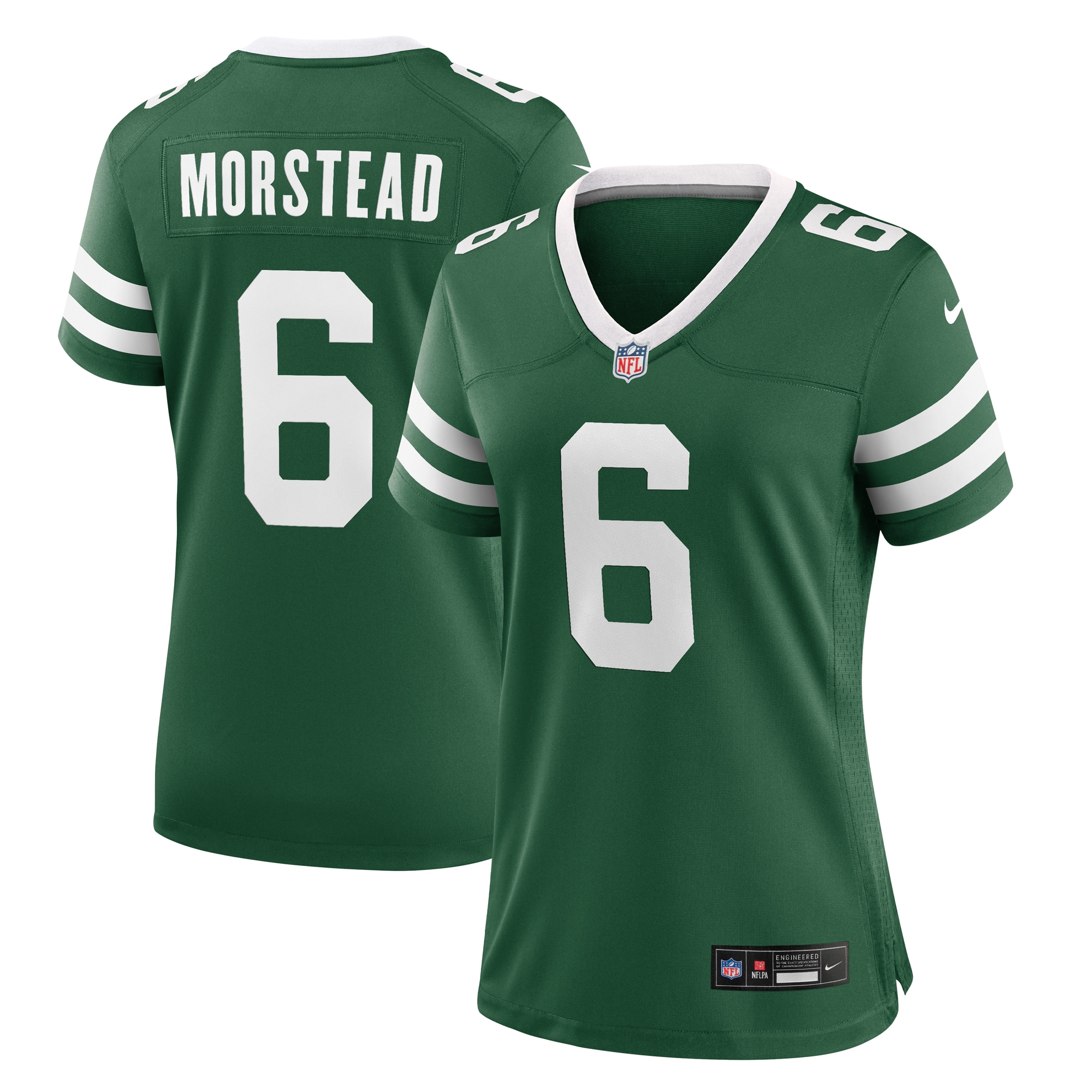 Women's New York Jets Thomas Morstead Legacy Green Team Game Jersey JS1663 nicesnker