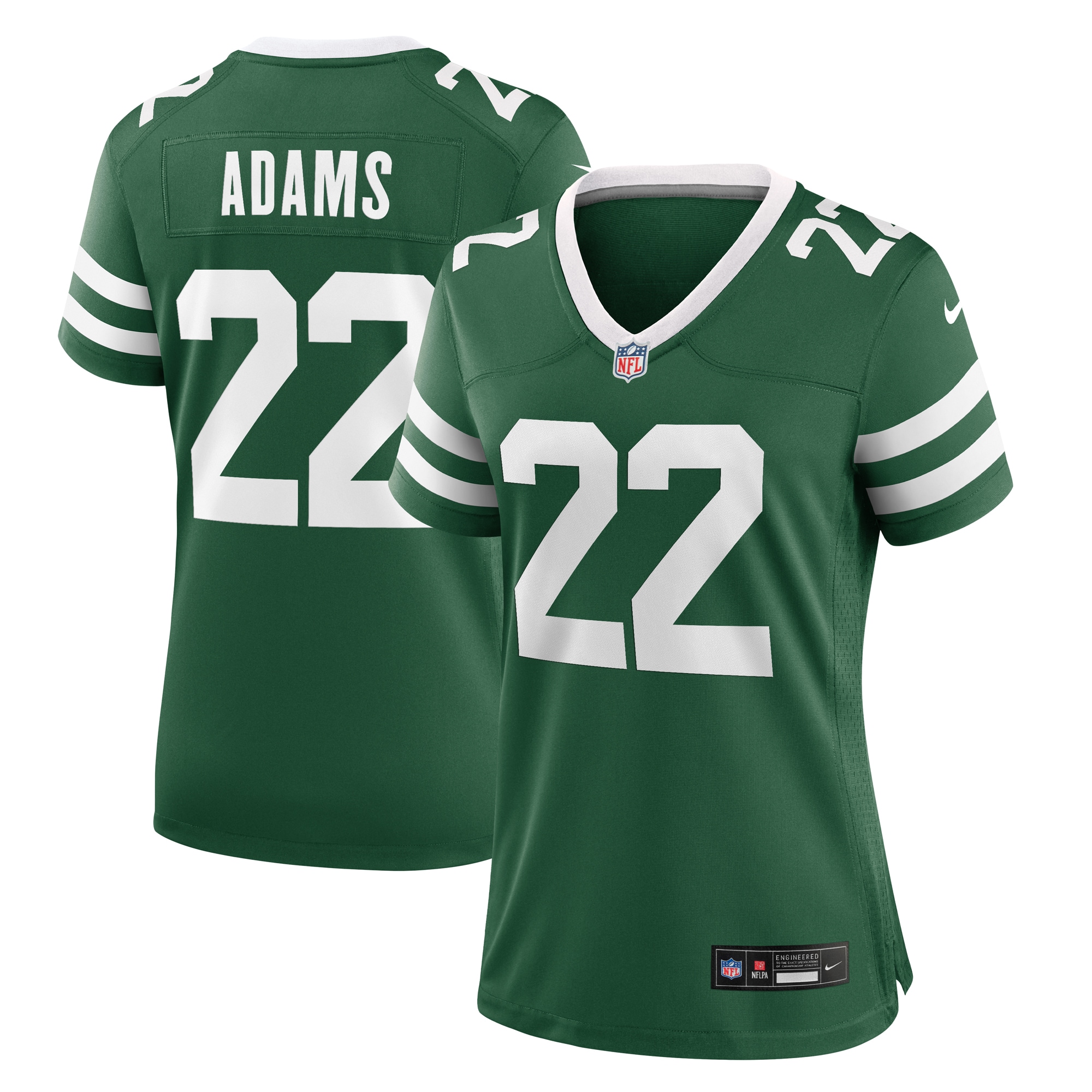 Women's New York Jets Tony Adams Legacy Green Team Game Jersey JS5030 nicesnker