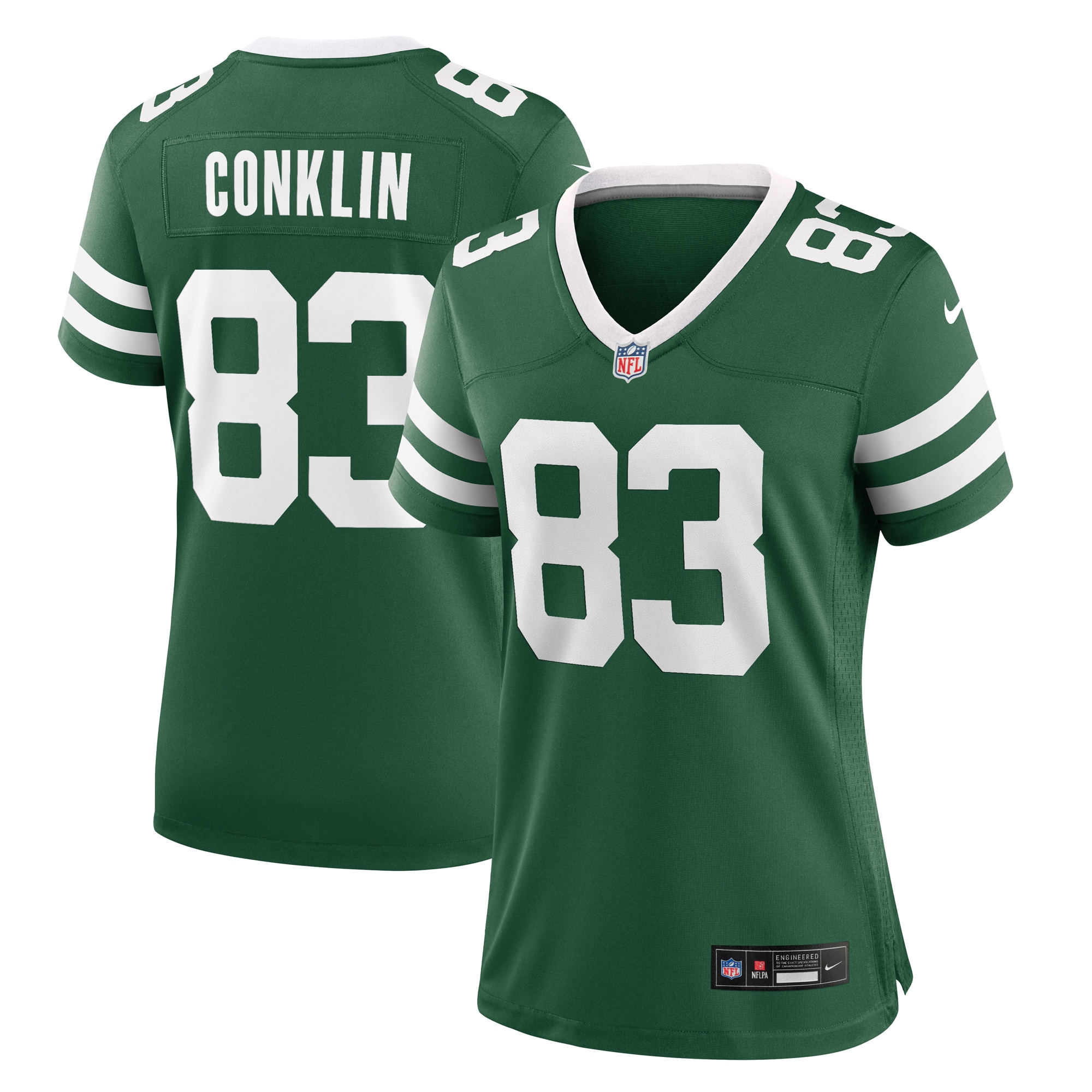 Women's New York Jets Tyler Conklin Legacy Green Team Game Jersey JS7879 nicesnker