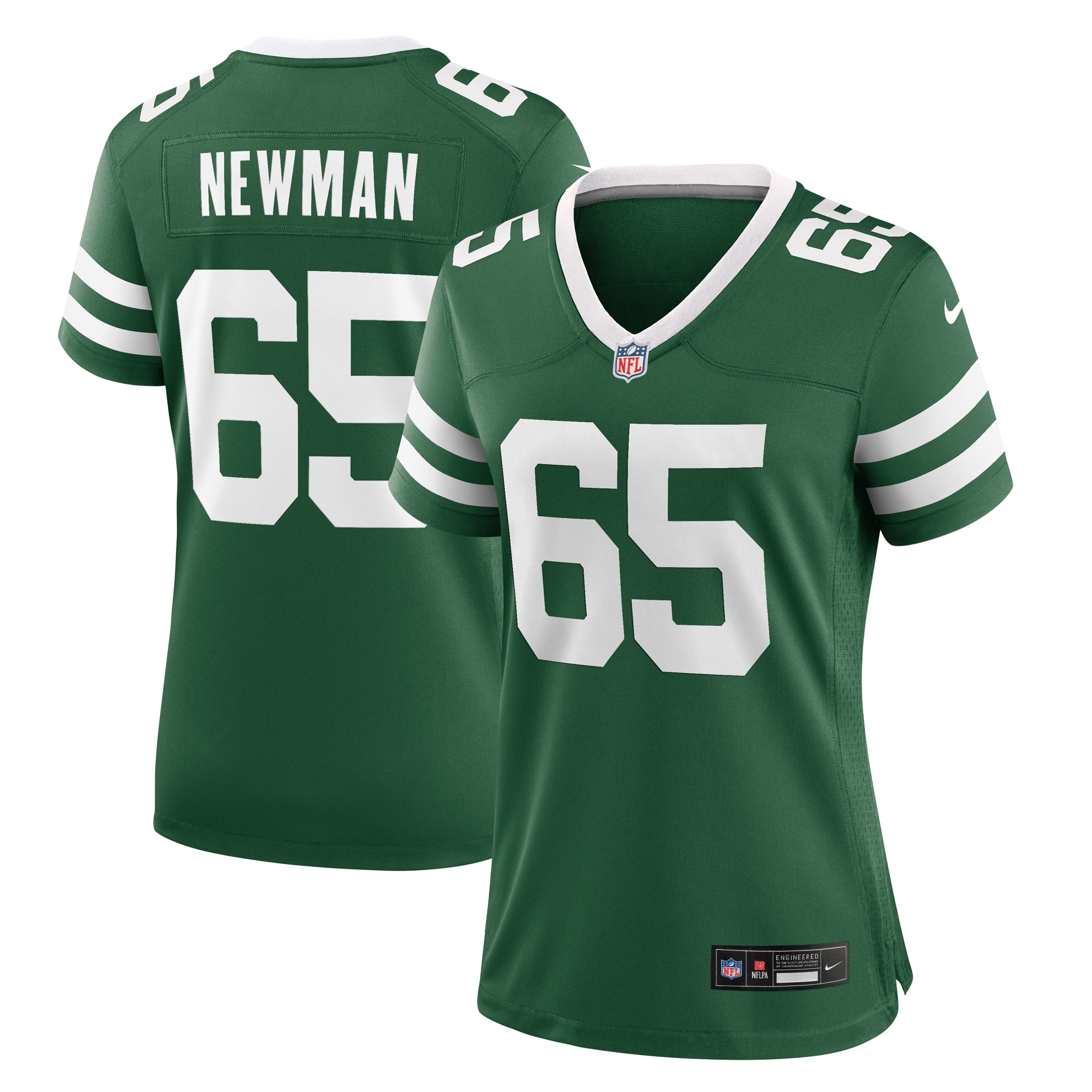 Women's New York Jets Xavier Newman Legacy Green Team Game Jersey JS4656 nicesnker