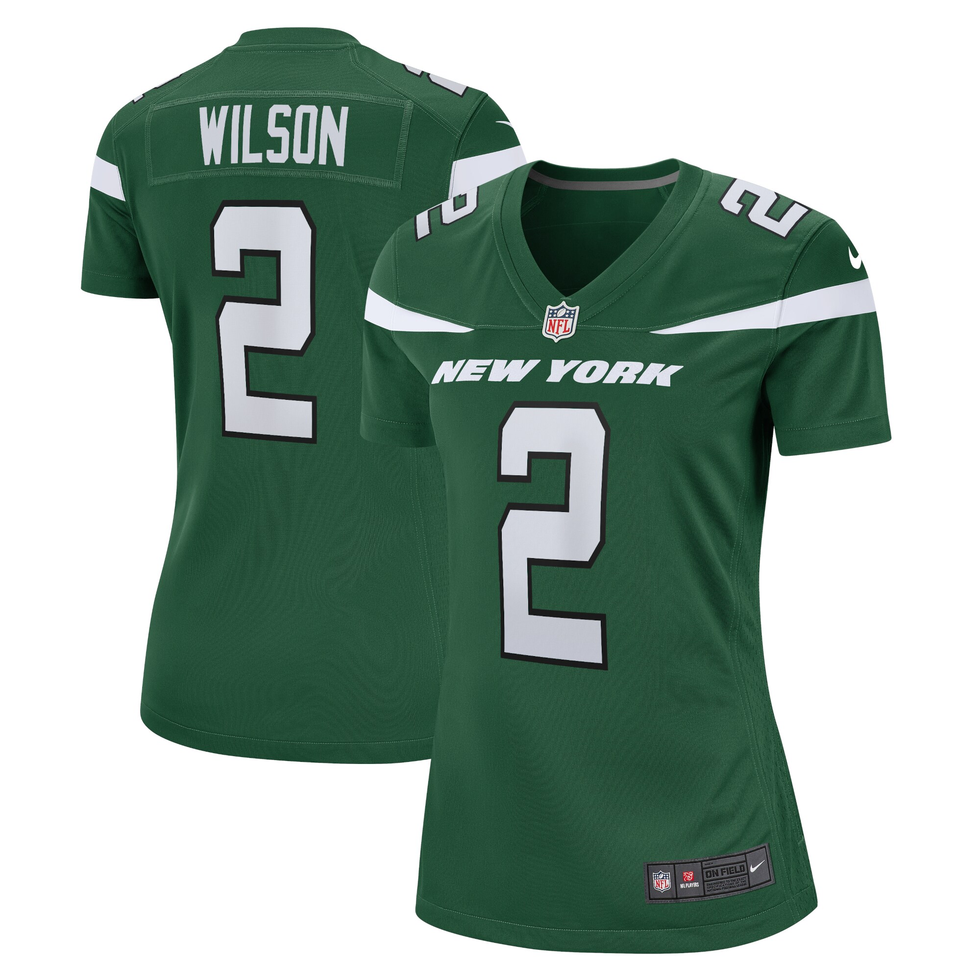 Women's New York Jets Zach Wilson Green Player Jersey JS3378 nicesnker