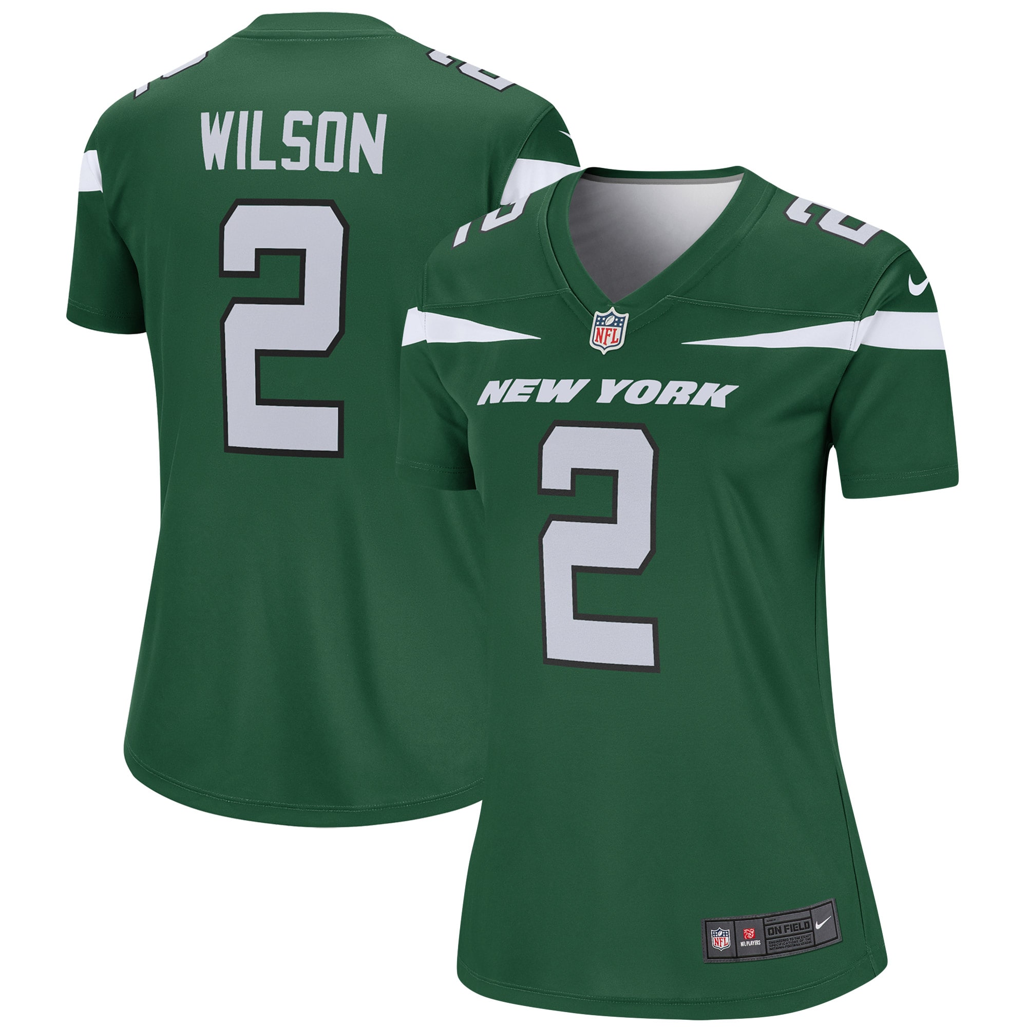 Women's New York Jets Zach Wilson Green Team Legend Player Performance Top JS1308 nicesnker