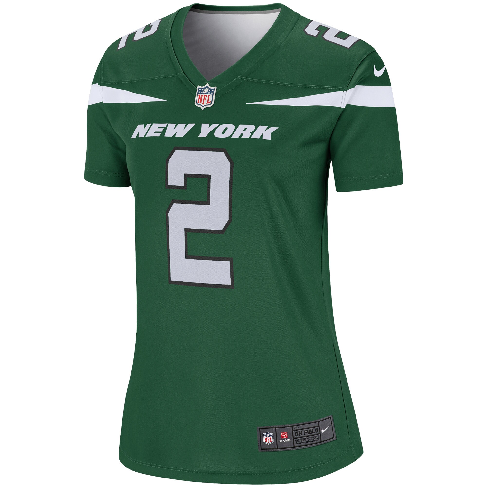 Alternative view of Women's New York Jets Zach Wilson Green Team Legend Player Performance Top JS1308 nicesnker
