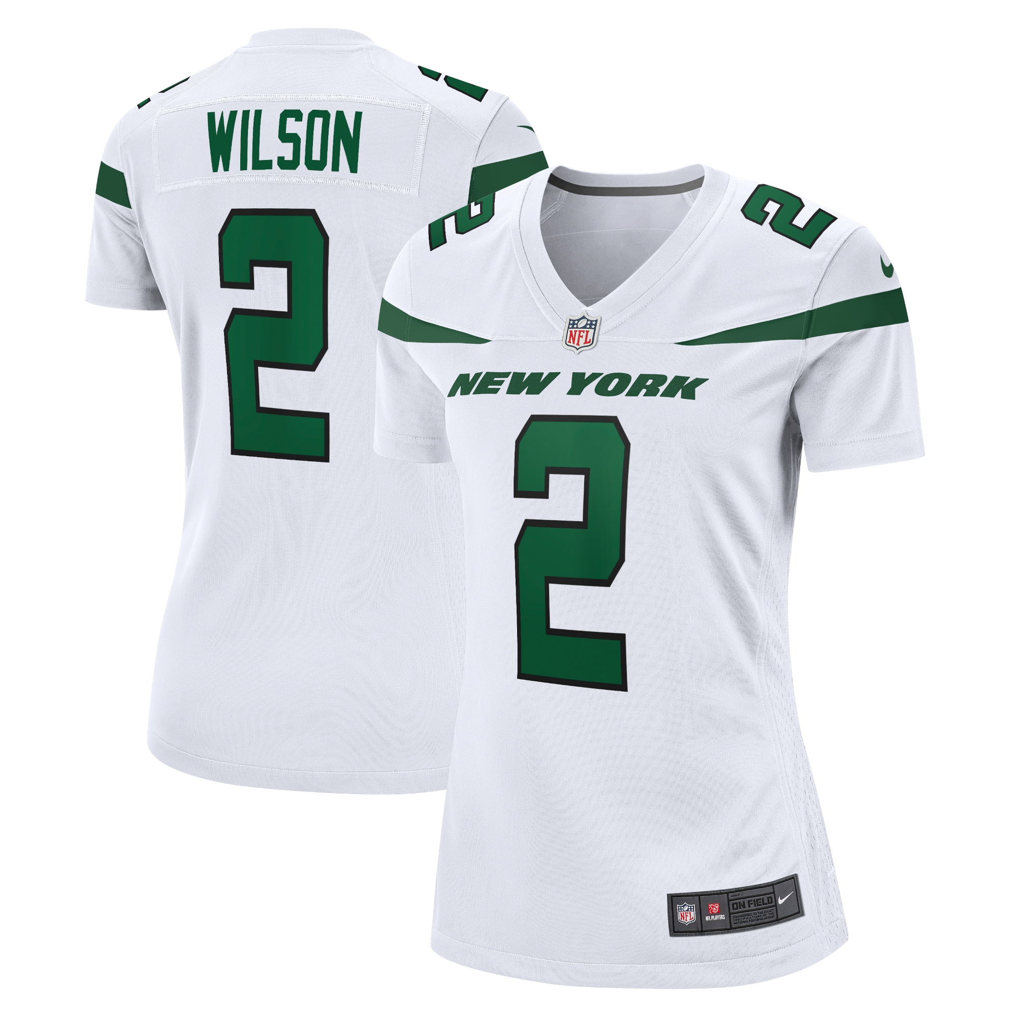 Women's New York Jets Zach Wilson White Player Jersey JS1115 nicesnker