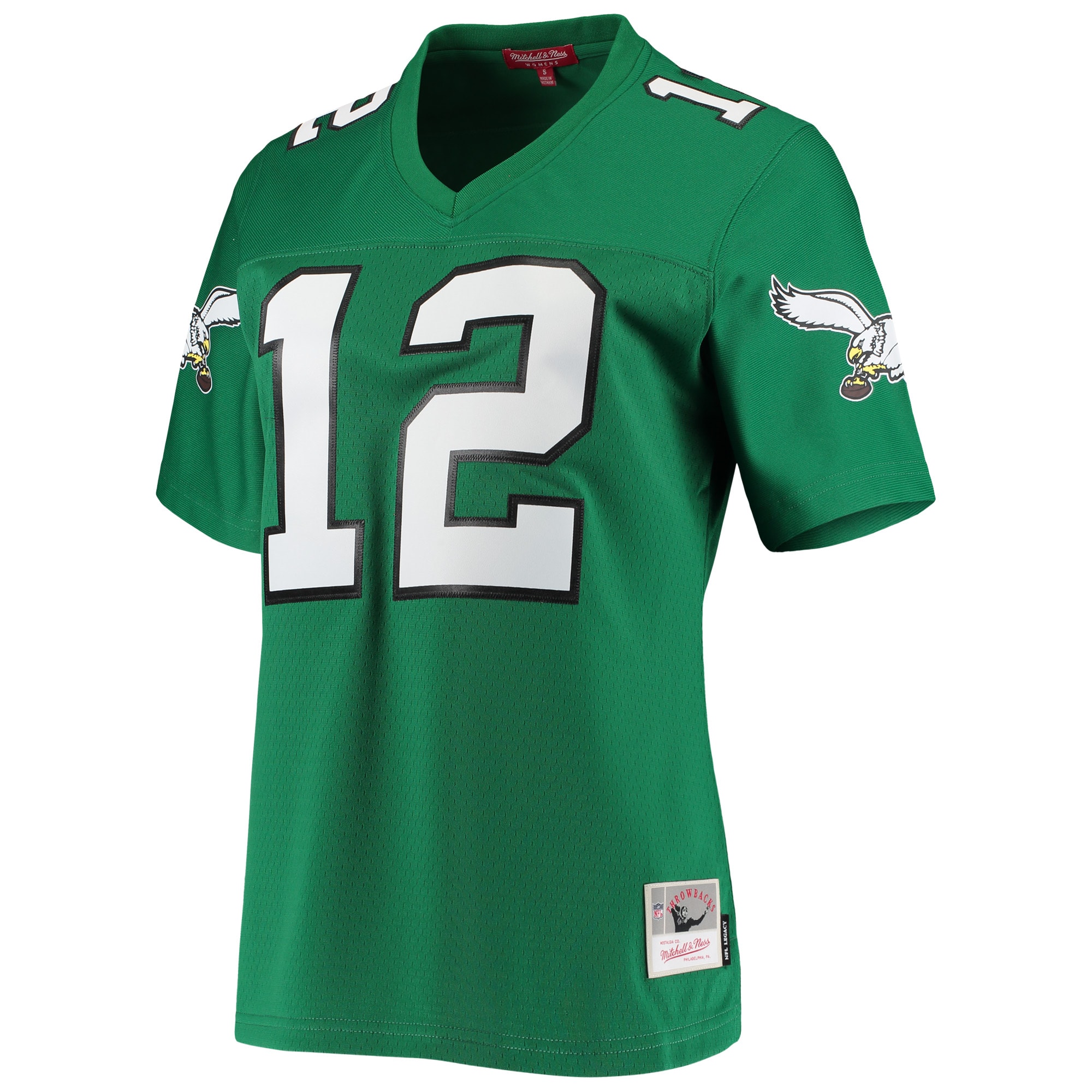Alternative view of Women's Philadelphia Eagles Randall Cunningham Mitchell & Ness Kelly Green 1990 Legacy Jersey JS9824 nicesnker