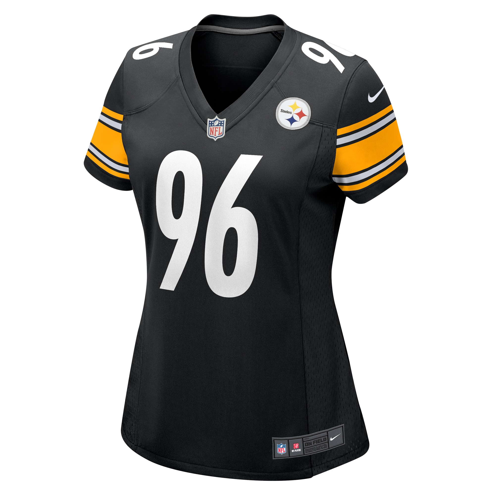 Alternative view of Women's Pittsburgh Steelers Breiden Fehoko Black Game Jersey JS2240 nicesnker
