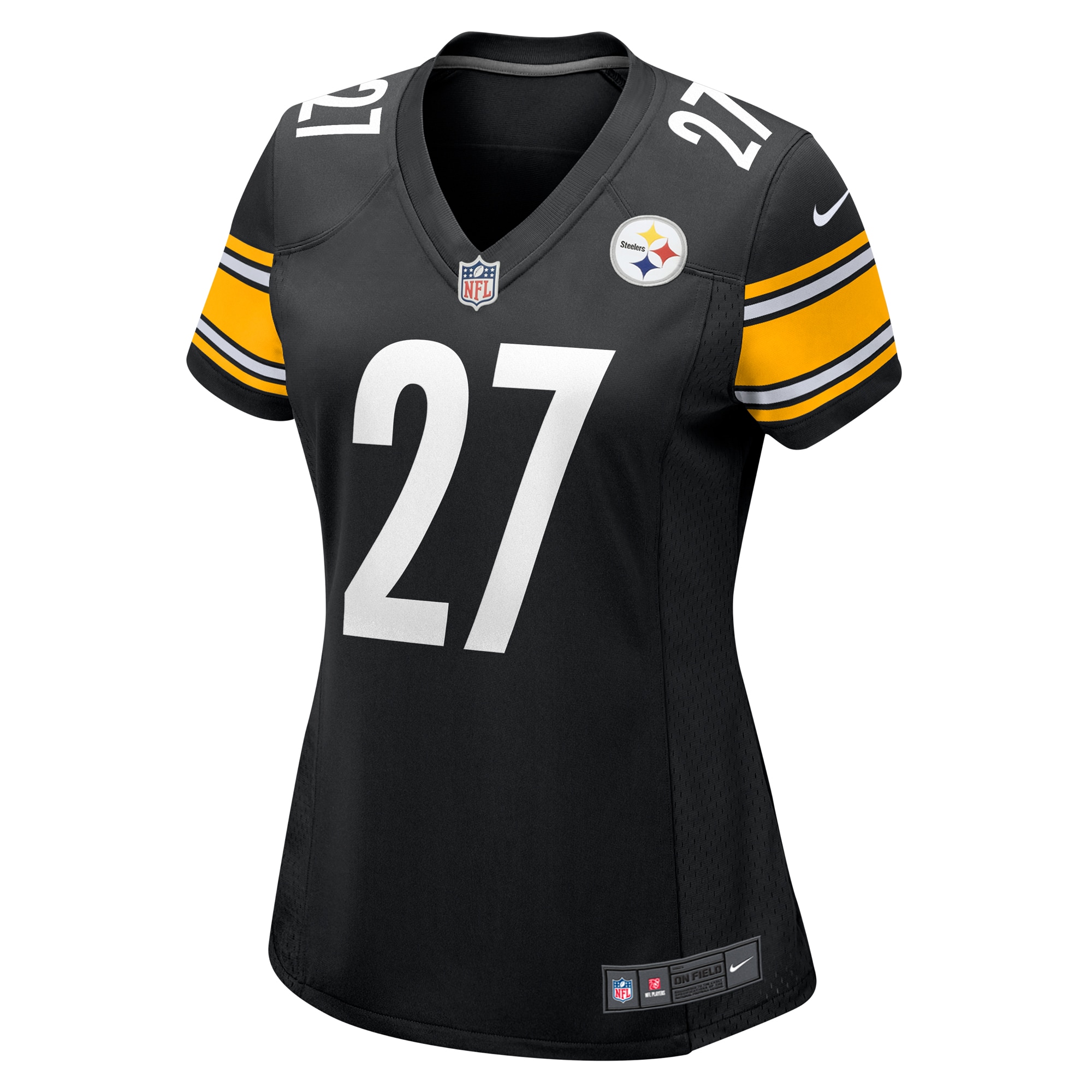 Alternative view of Women's Pittsburgh Steelers Cory Trice Black Game Jersey JS9499 nicesnker