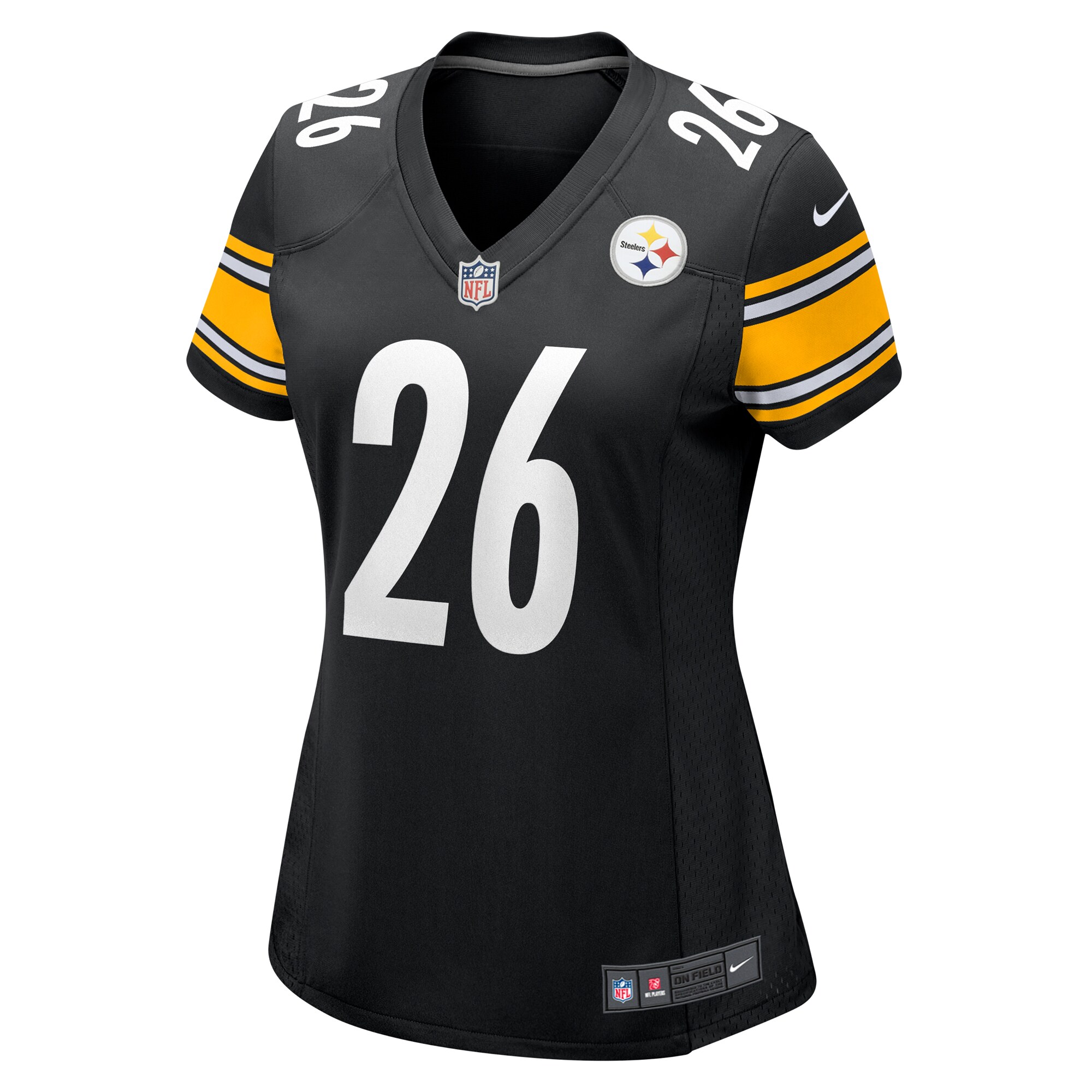 Alternative view of Women's Pittsburgh Steelers Donte Jackson Black Game Jersey JS3835 nicesnker