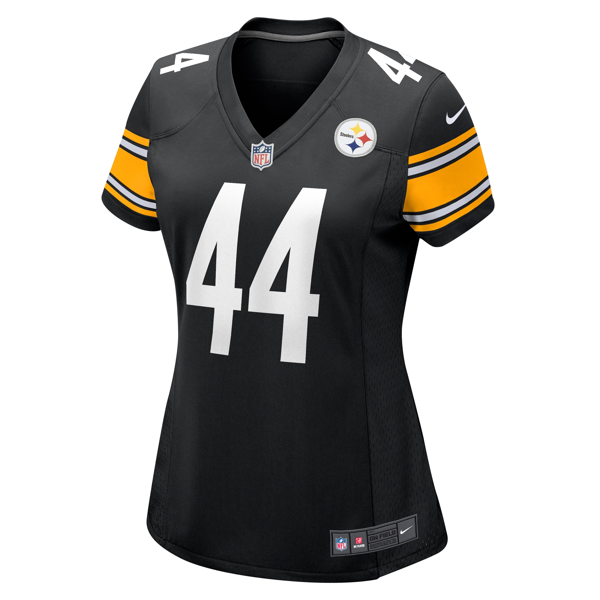 Alternative view of Women's Pittsburgh Steelers Markus Golden Black Game Jersey JS1593 nicesnker