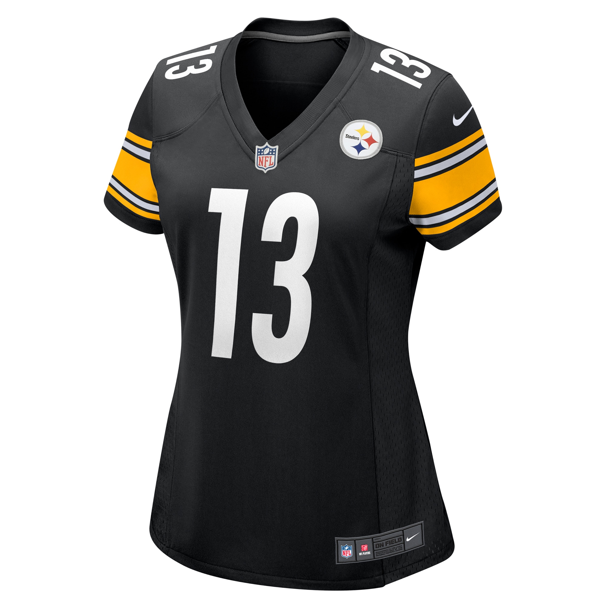 Alternative view of Women's Pittsburgh Steelers Scotty Miller Black Game Jersey JS3006 nicesnker