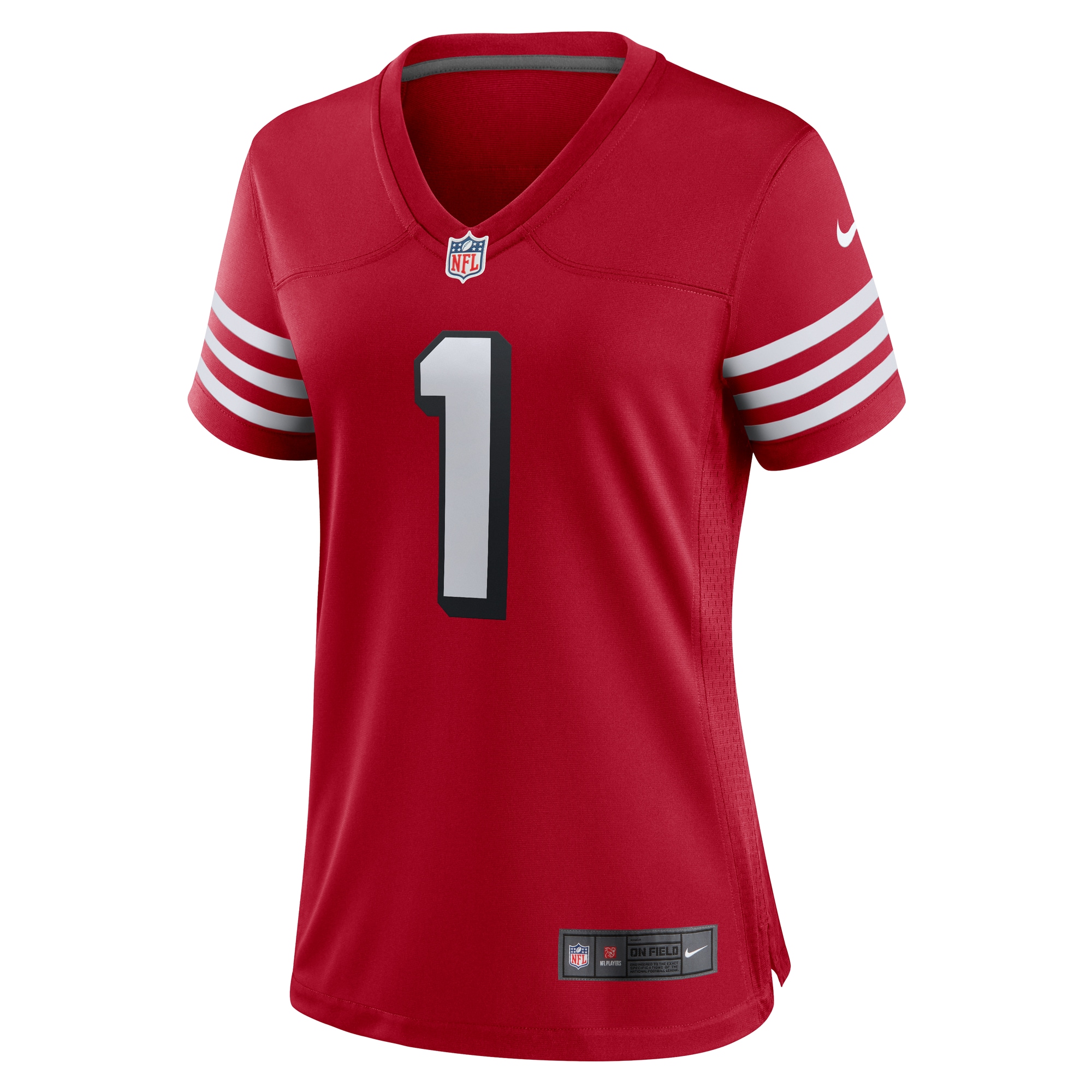 Alternative view of Women's San Francisco 49ers Deebo Samuel Sr Scarlet Alternate Game Jersey JS4535 nicesnker