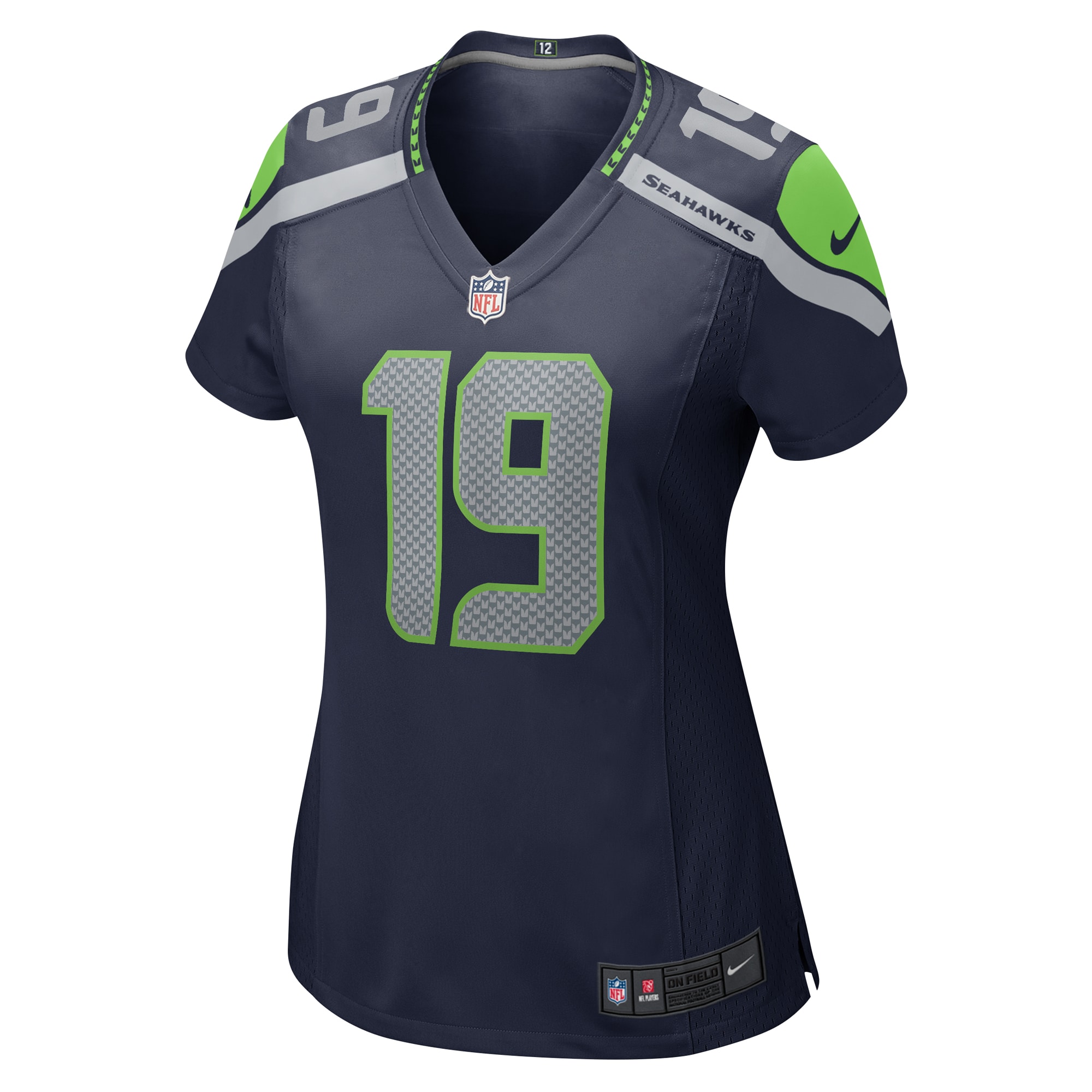 Alternative view of Women's Seattle Seahawks Jake Bobo College Navy Game Jersey JS9210 nicesnker