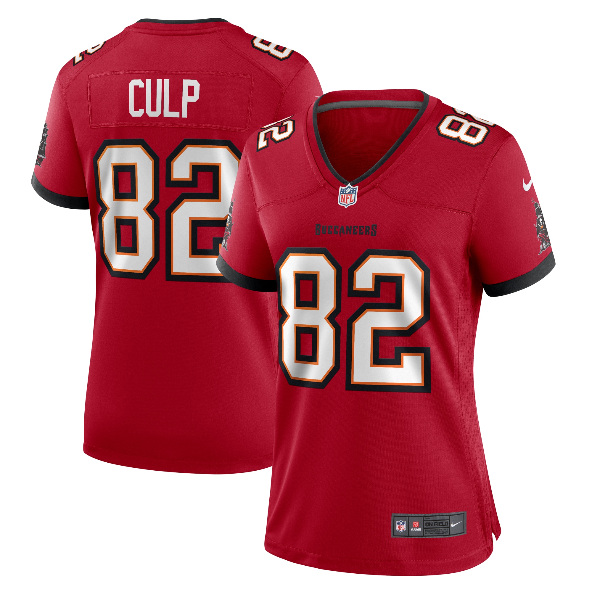 Women's Tampa Bay Buccaneers Devin Culp Red Game Jersey JS8452 nicesnker