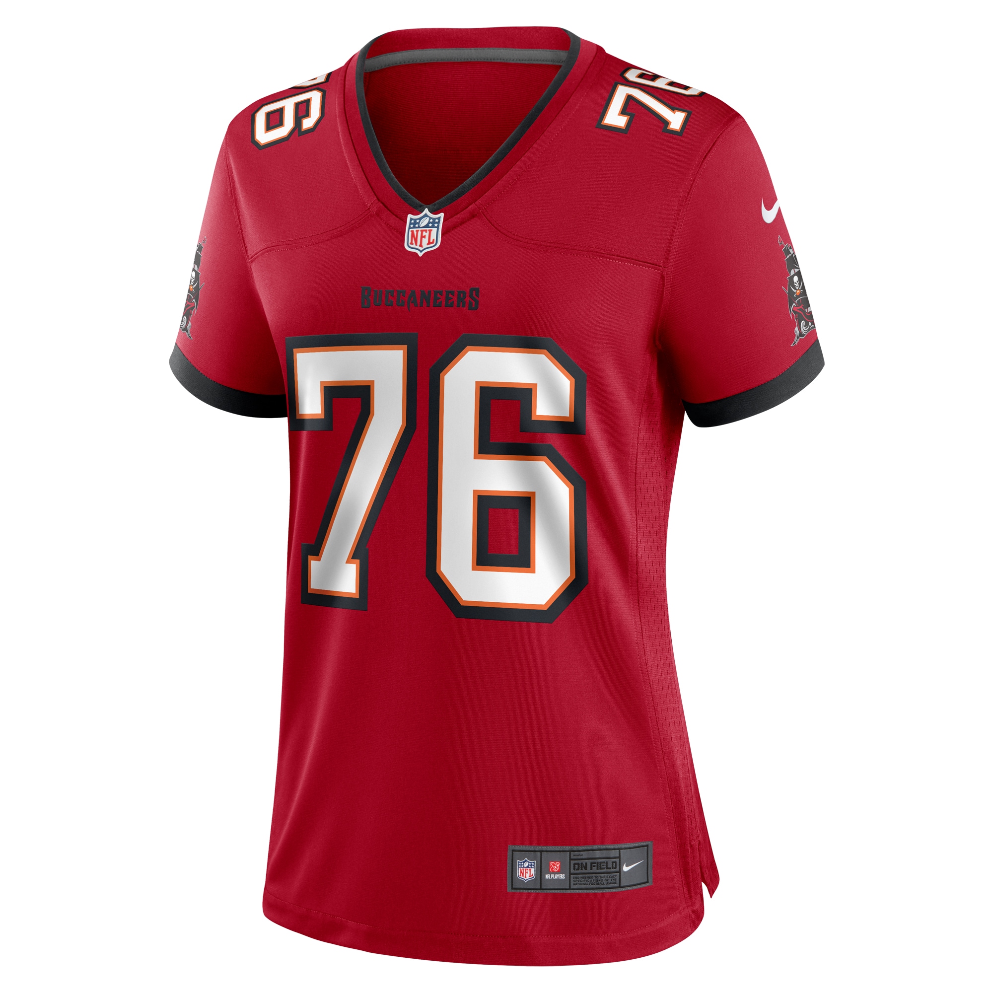 Alternative view of Women's Tampa Bay Buccaneers Iosua Opeta Red Game Jersey JS3948 nicesnker