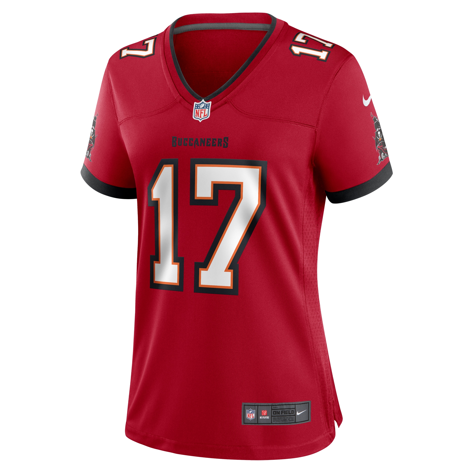Alternative view of Women's Tampa Bay Buccaneers Raleigh Webb Red Game Jersey JS2614 nicesnker