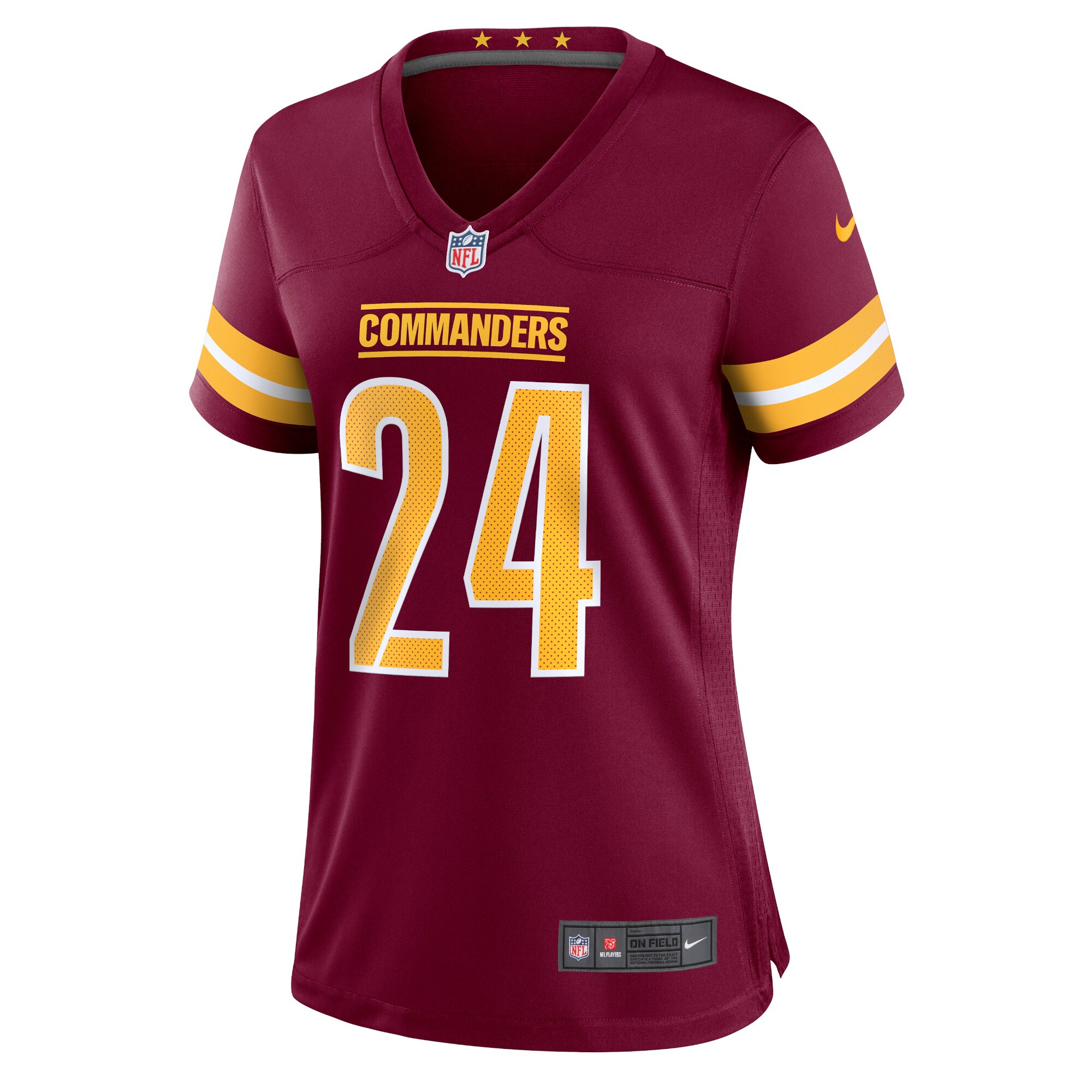 Alternative view of Women's Washington Commanders Antonio Gibson Burgundy Game Jersey JS3638 nicesnker