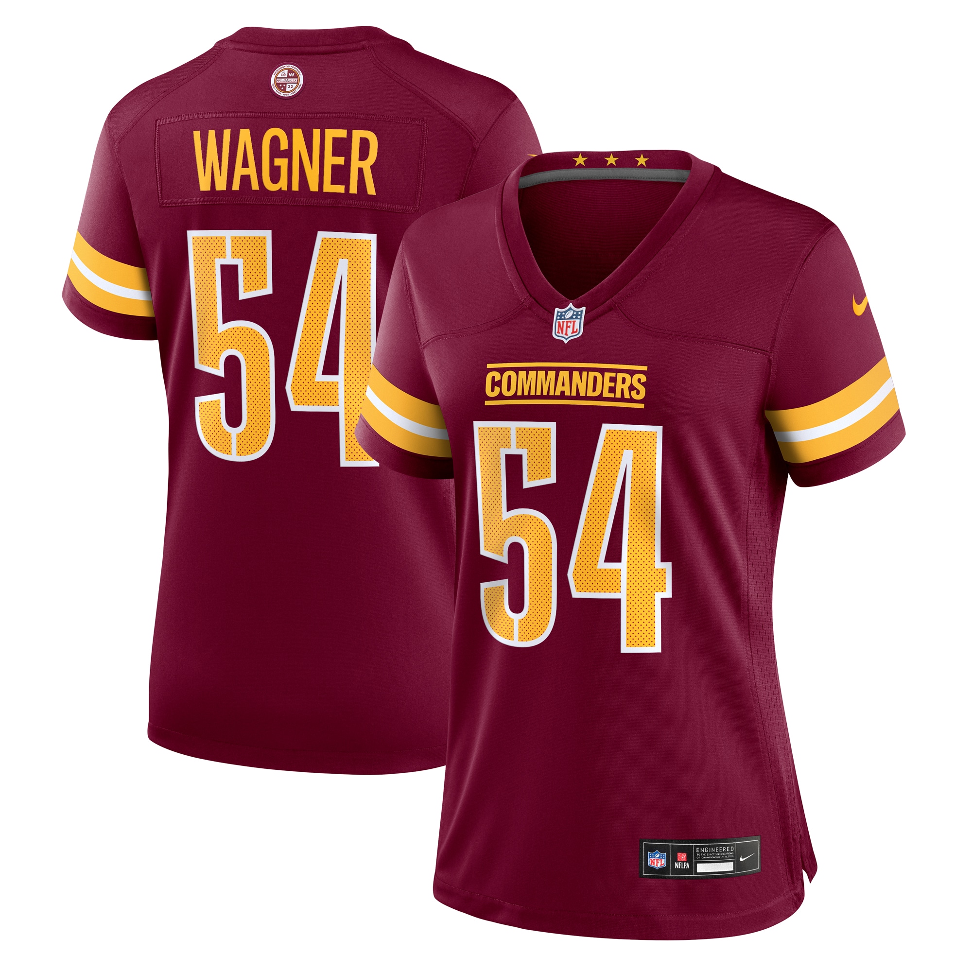 Women's Washington Commanders Bobby Wagner Burgundy Game Jersey JS9606 nicesnker