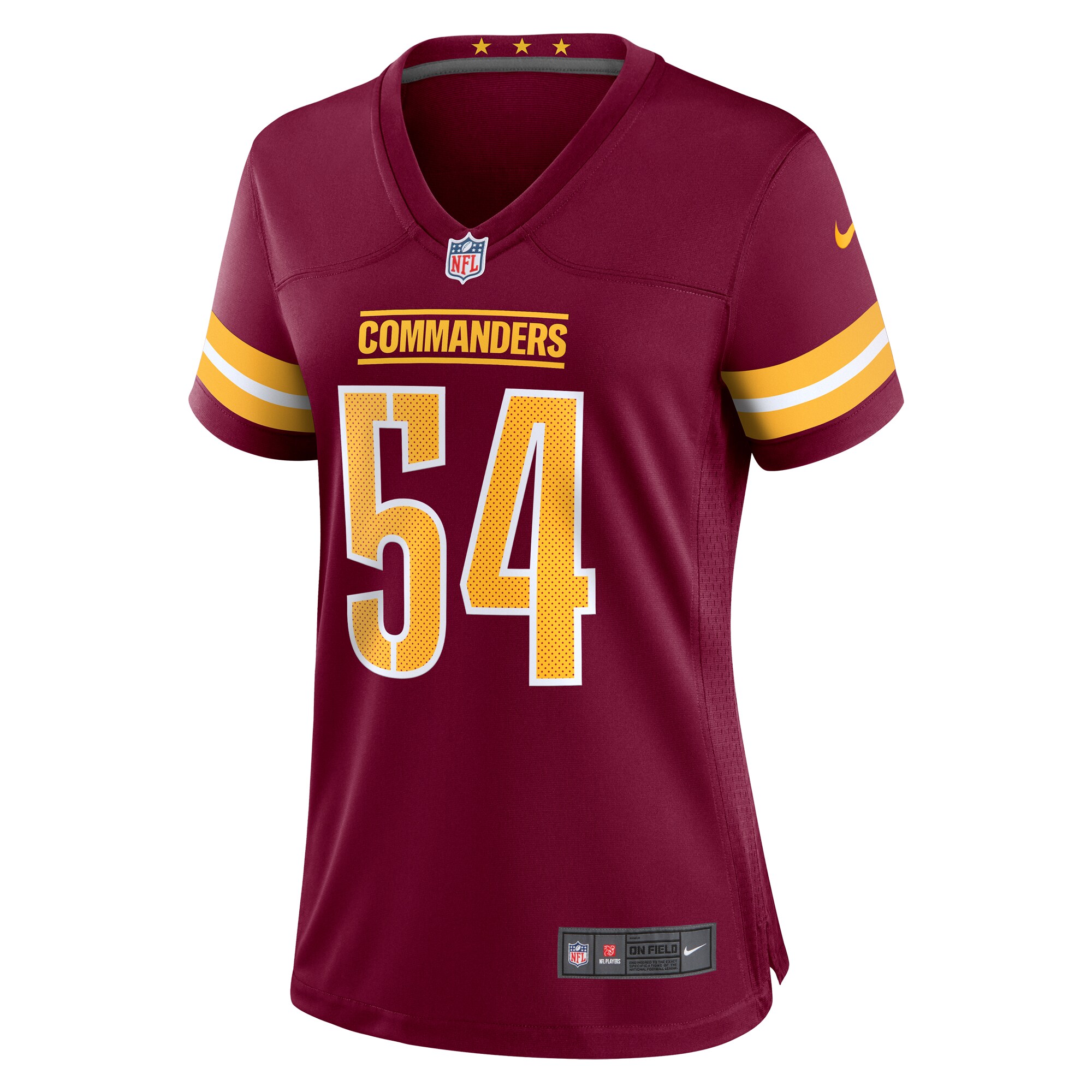 Alternative view of Women's Washington Commanders Bobby Wagner Burgundy Game Player Jersey JS3099 nicesnker