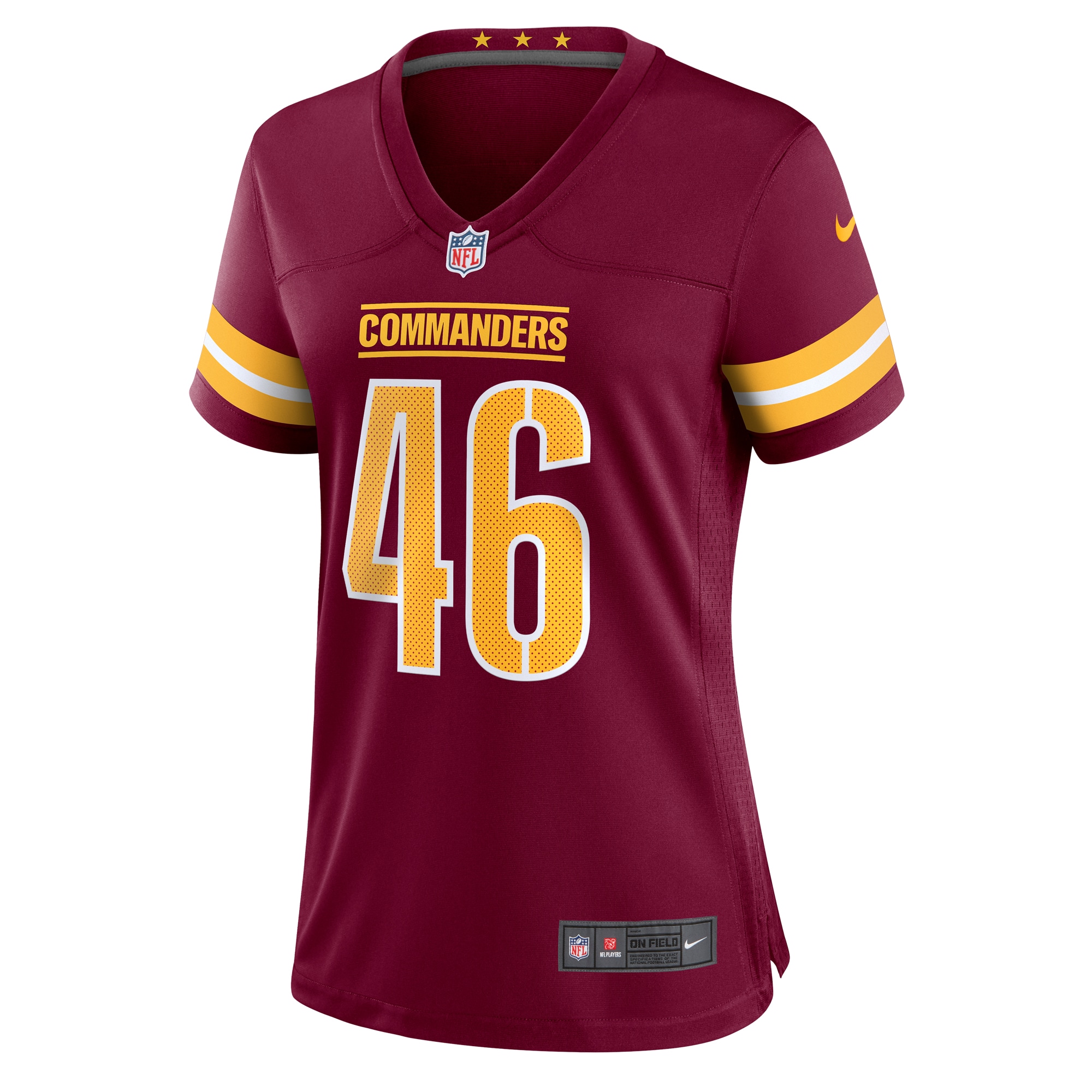 Alternative view of Women's Washington Commanders Brandon Bouyer-Randle Burgundy Game Jersey JS5660 nicesnker