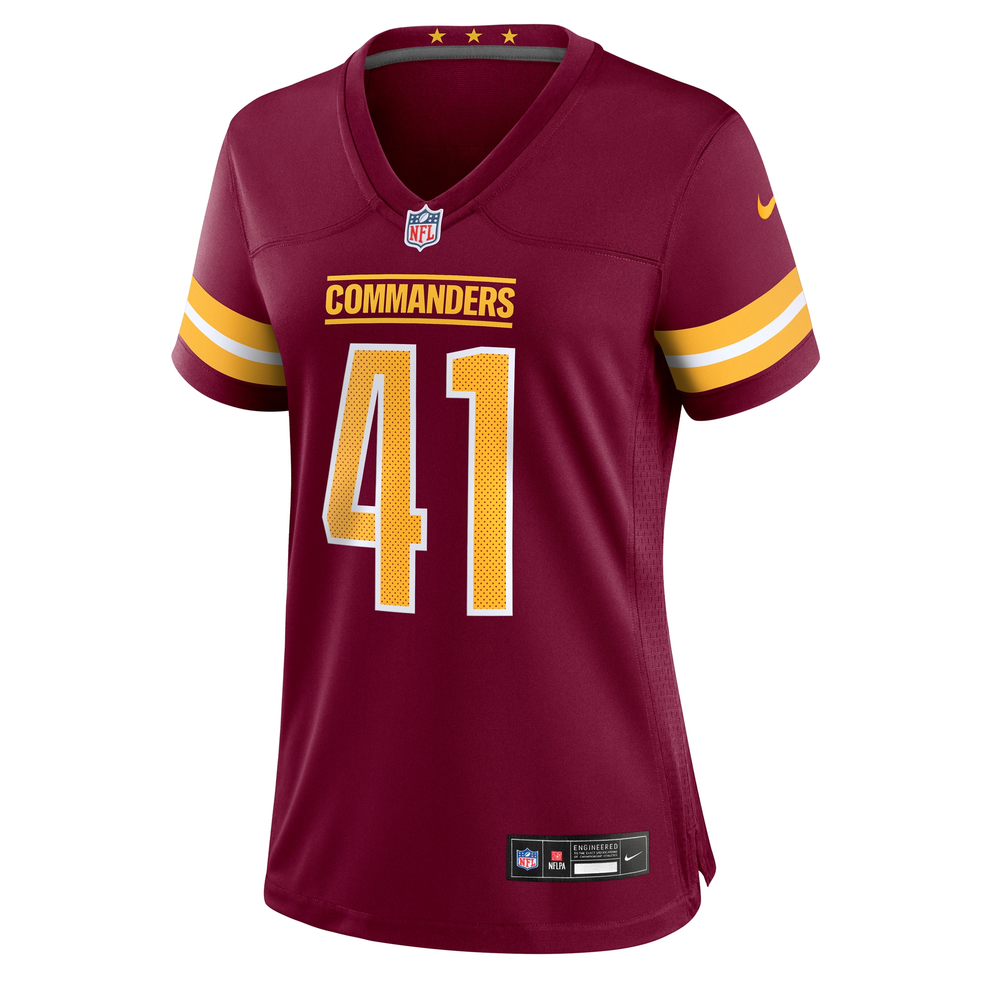 Alternative view of Women's Washington Commanders Colson Yankoff Burgundy Game Jersey JS3245 nicesnker