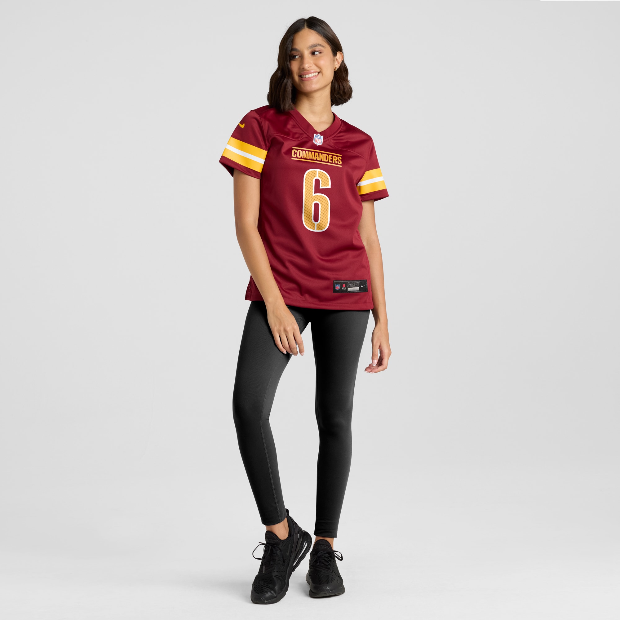 Women's Washington Commanders Dante Fowler Jr. Burgundy Game Jersey JS3265 nicesnker - Image 4