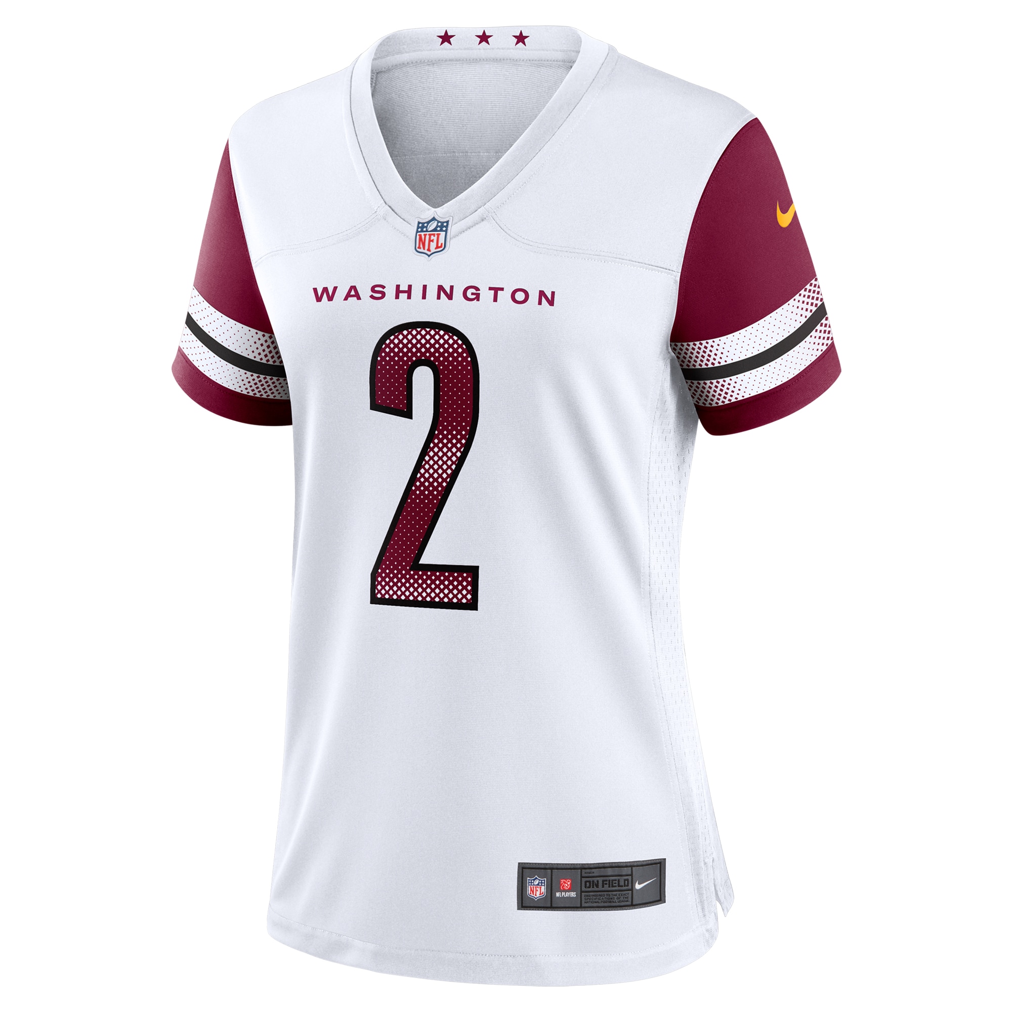 Alternative view of Women's Washington Commanders Dyami Brown White Game Jersey JS8273 nicesnker