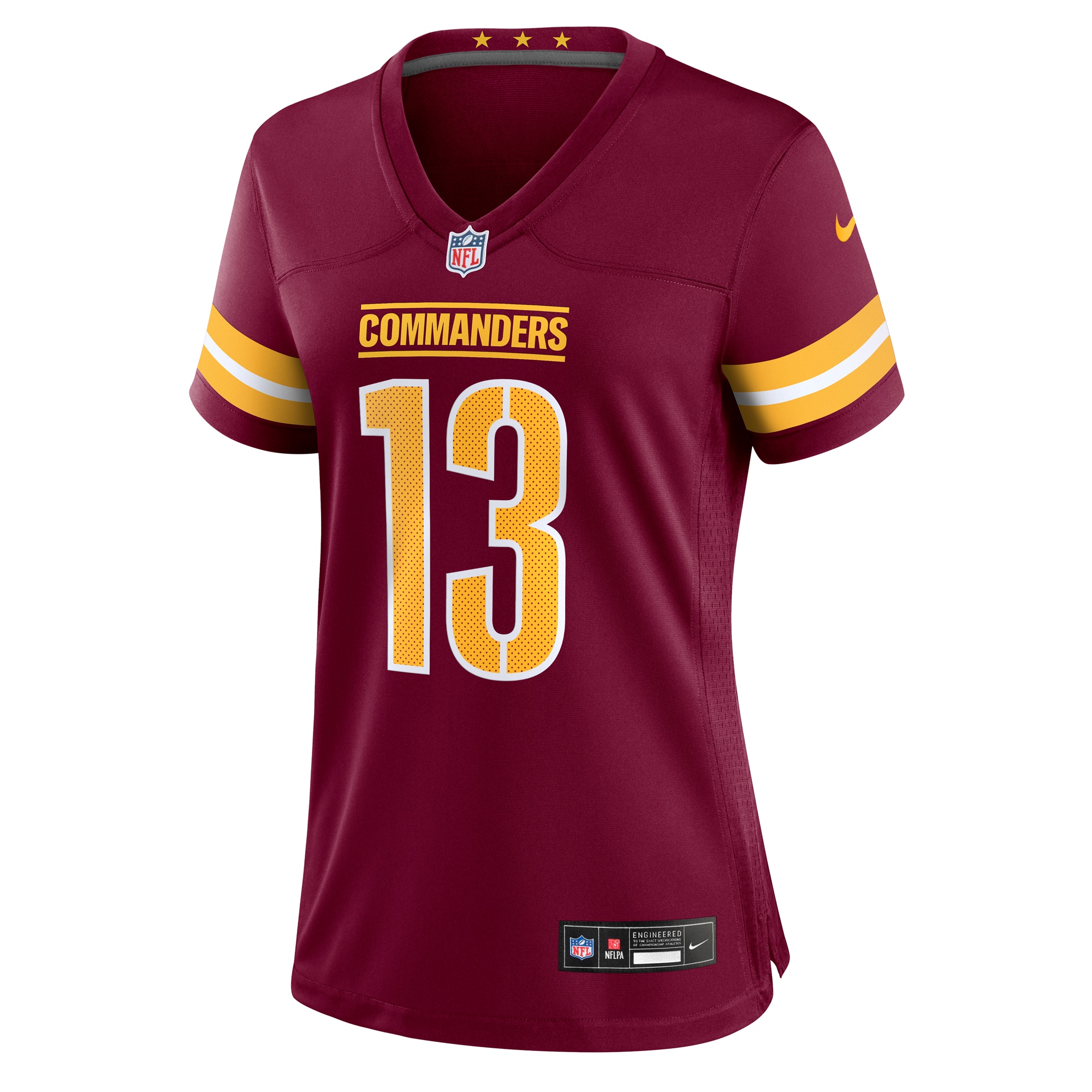 Alternative view of Women's Washington Commanders Emmanuel Forbes Jr. Burgundy Game Jersey JS4760 nicesnker