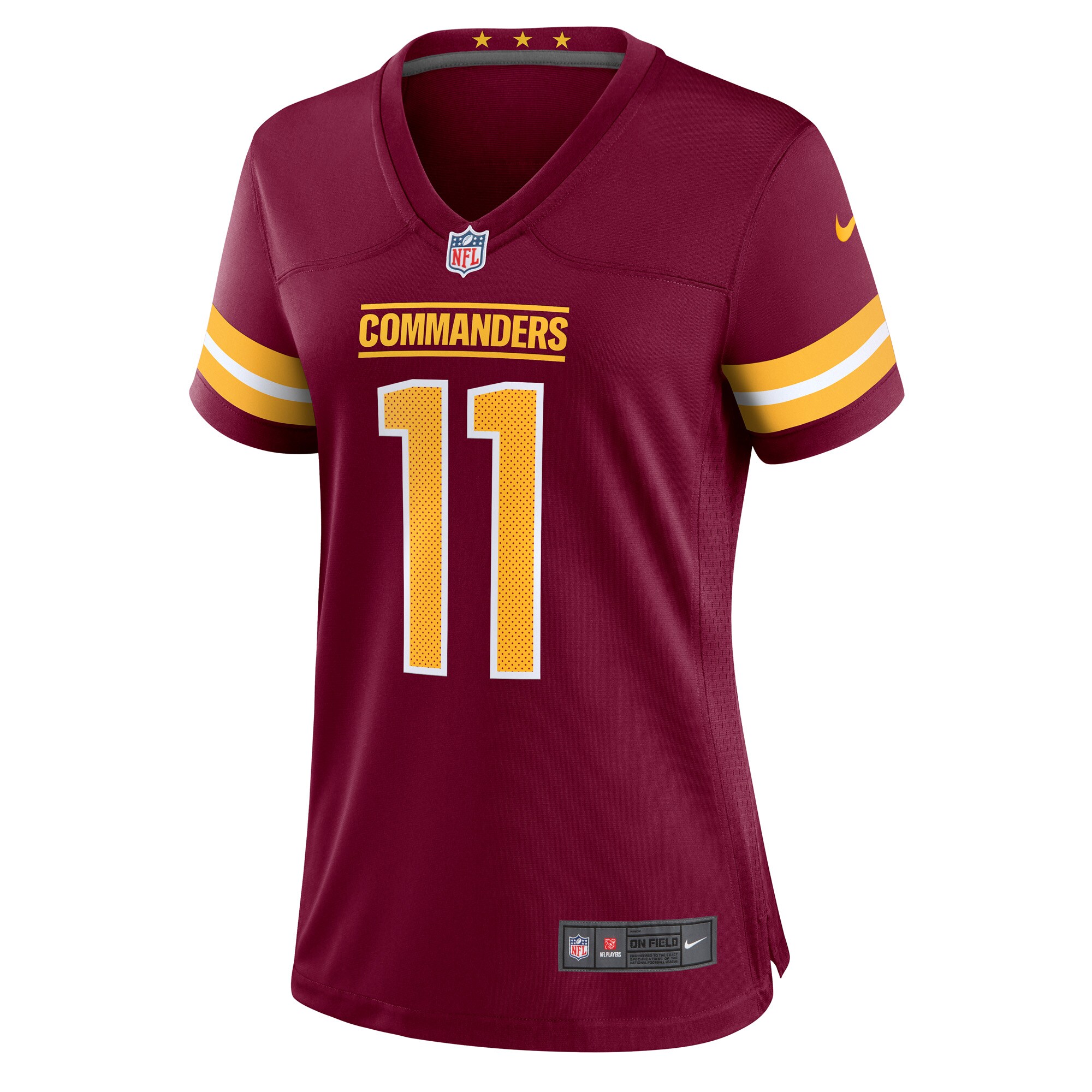 Alternative view of Women's Washington Commanders Jeremy Chinn Burgundy Game Jersey JS6228 nicesnker