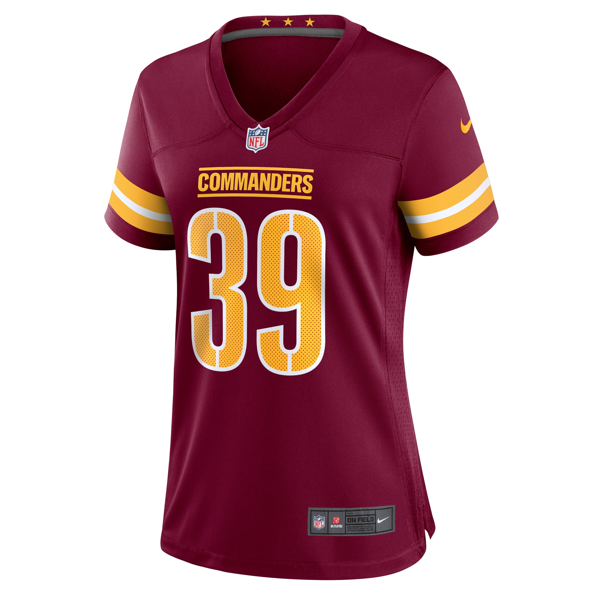 Alternative view of Women's Washington Commanders Jeremy Reaves Burgundy Game Jersey JS3238 nicesnker