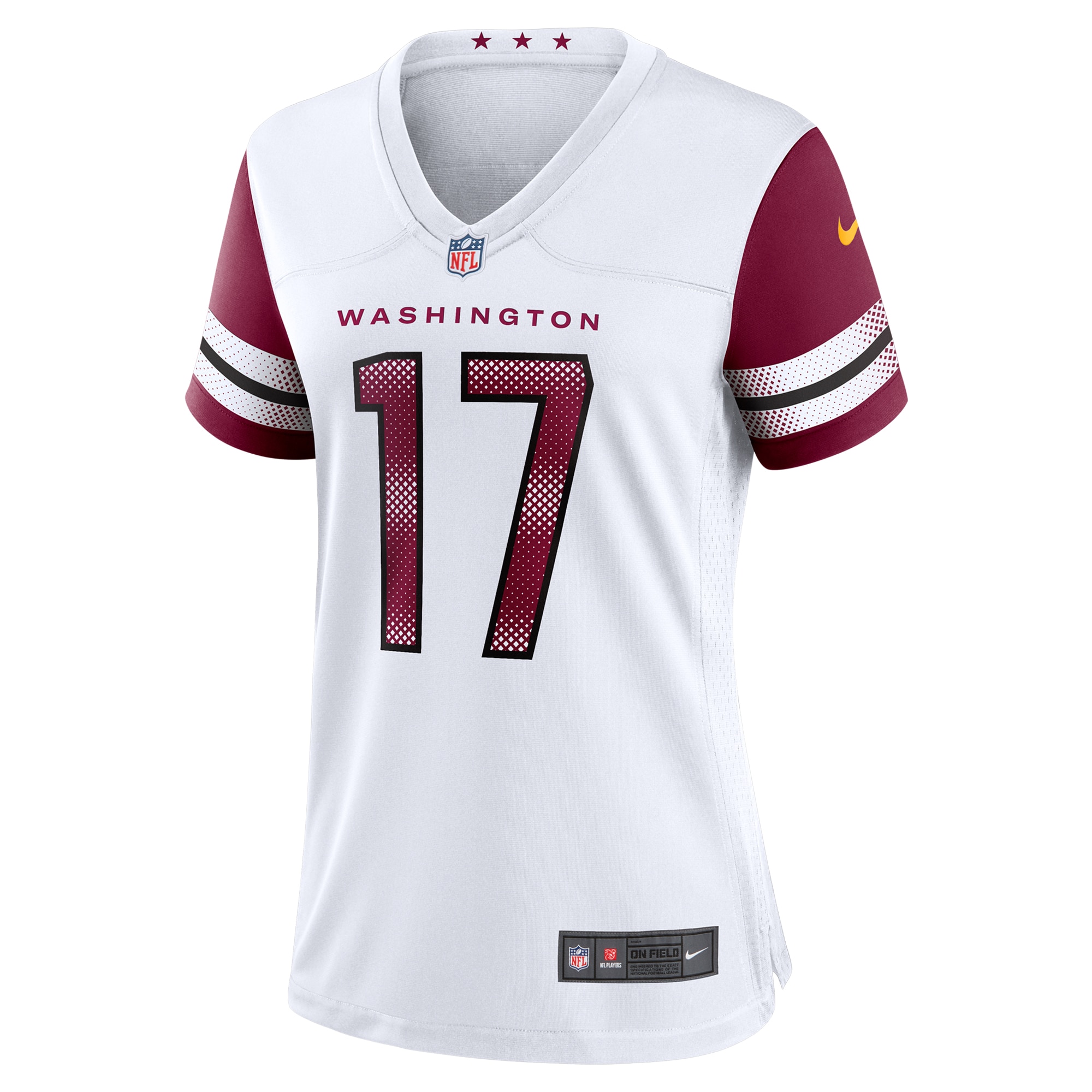 Alternative view of Women's Washington Commanders Terry McLaurin White Game Jersey JS8829 nicesnker