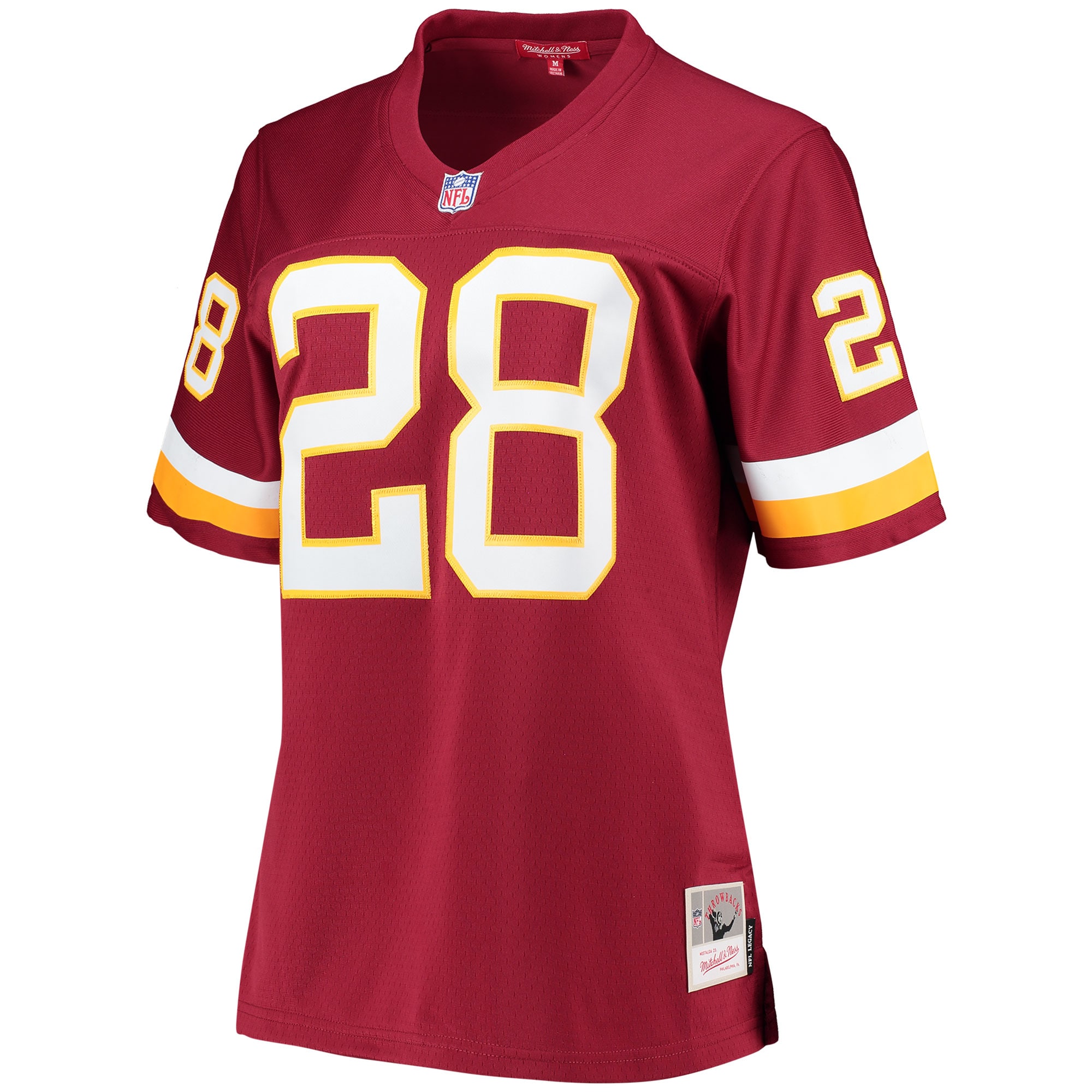 Alternative view of Women's Washington Football Team Darrell Green Mitchell & Ness Burgundy Legacy Player Jersey JS5370 nicesnker