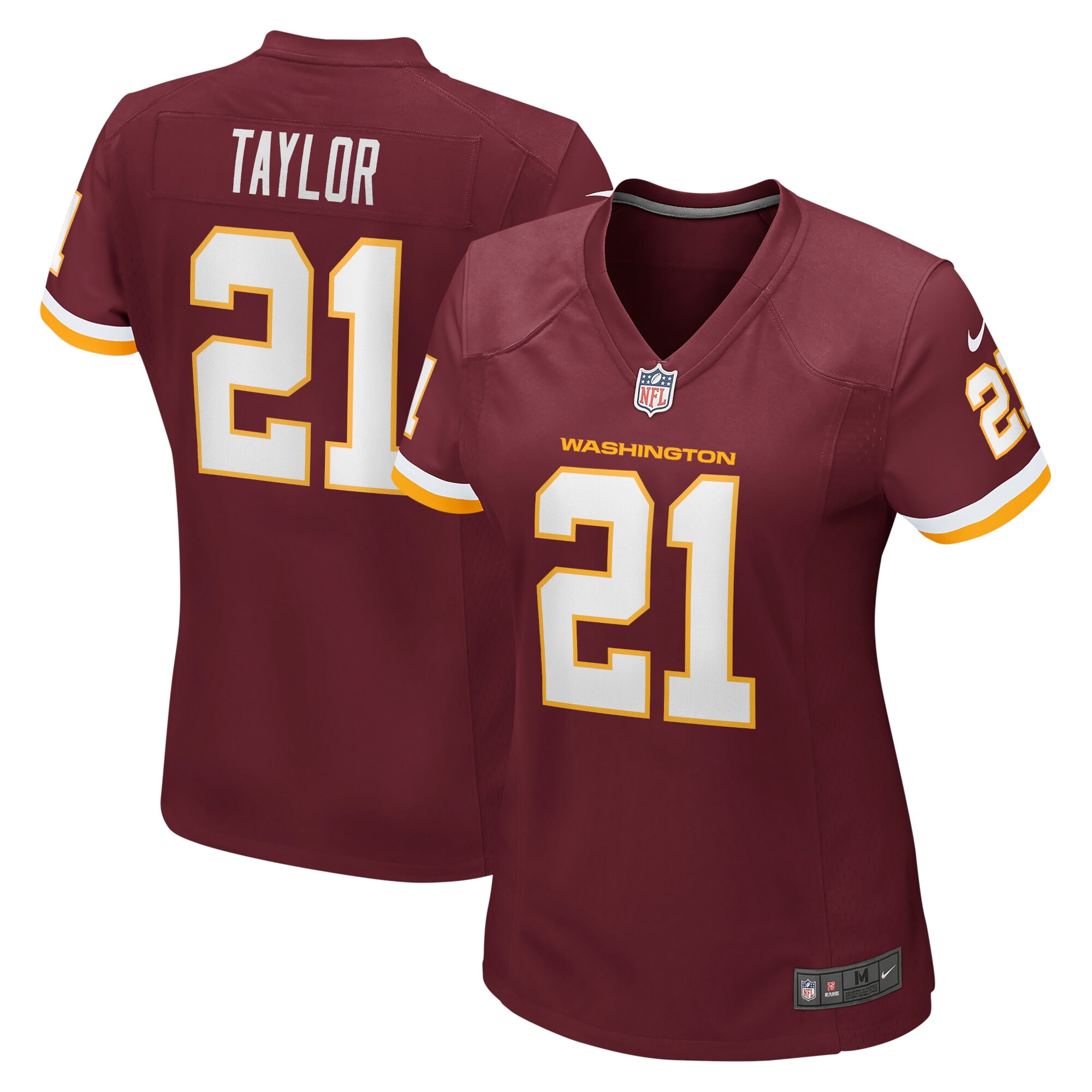 Women's Washington Football Team Sean Taylor Burgundy Retired Player Game Jersey JS5078 nicesnker
