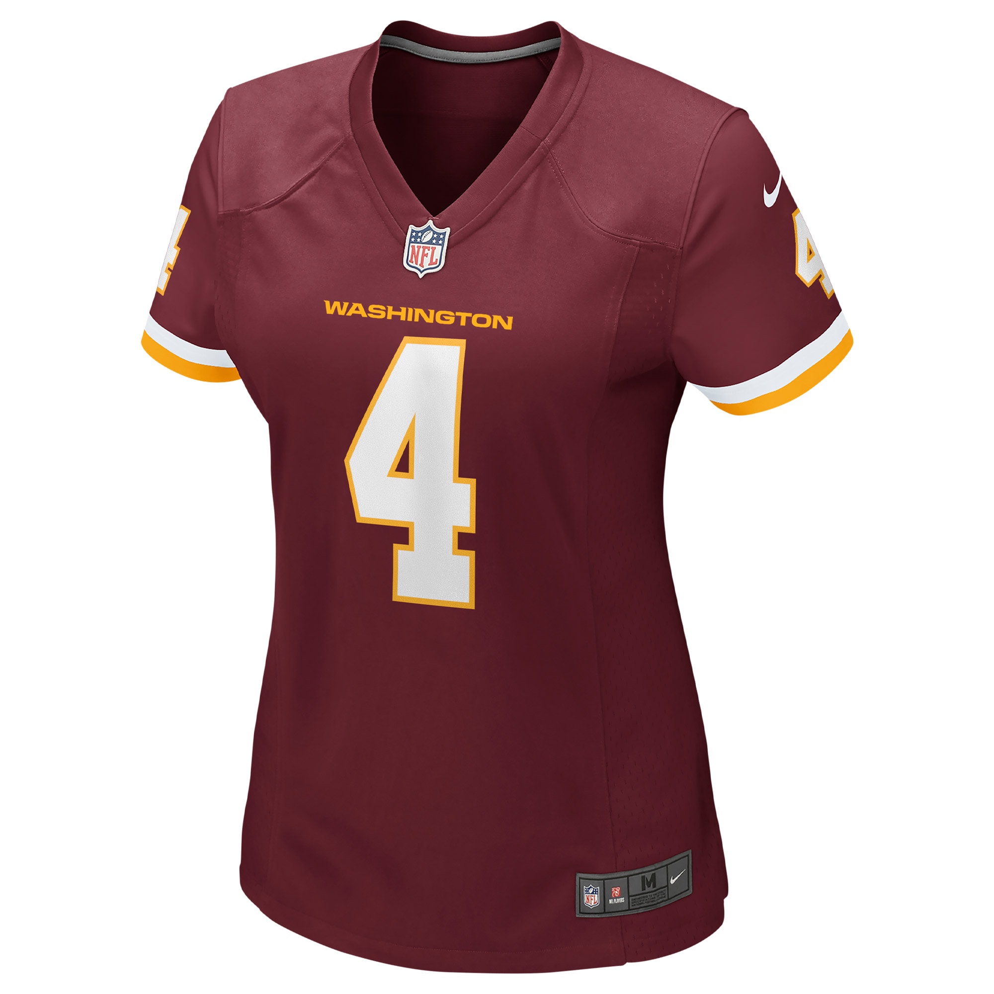 Alternative view of Women's Washington Football Team Taylor Heinicke Burgundy Game Jersey JS8246 nicesnker