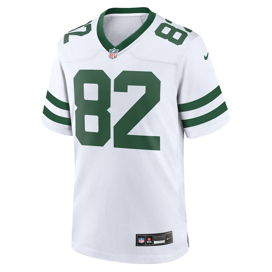 Alternative view of Xavier Gipson 82 New York Jets Game Jersey - Men, Legacy White JS2184 nicesnker
