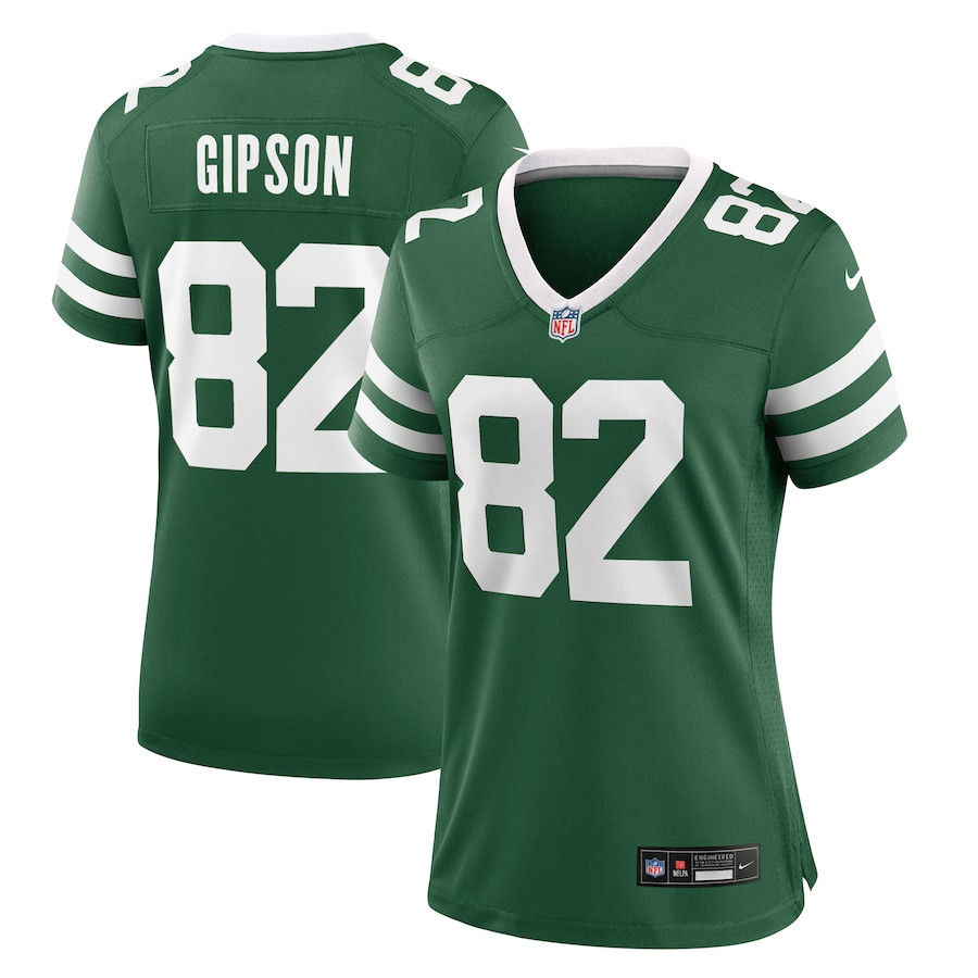 Xavier Gipson 82 New York Jets Women's Team Game Jersey - Legacy Green JS4405 nicesnker