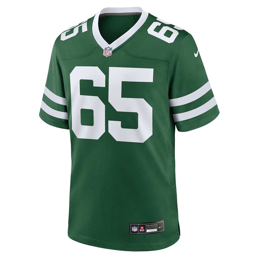 Alternative view of Xavier Newman 65 New York Jets Team Game Men Jersey - Legacy Green JS8098 nicesnker