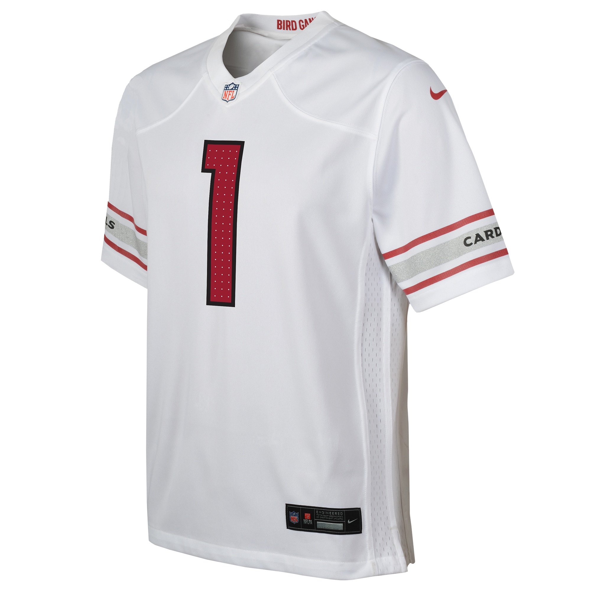 Alternative view of Youth Arizona Cardinals Kyler Murray White Game Jersey JS3161 nicesnker