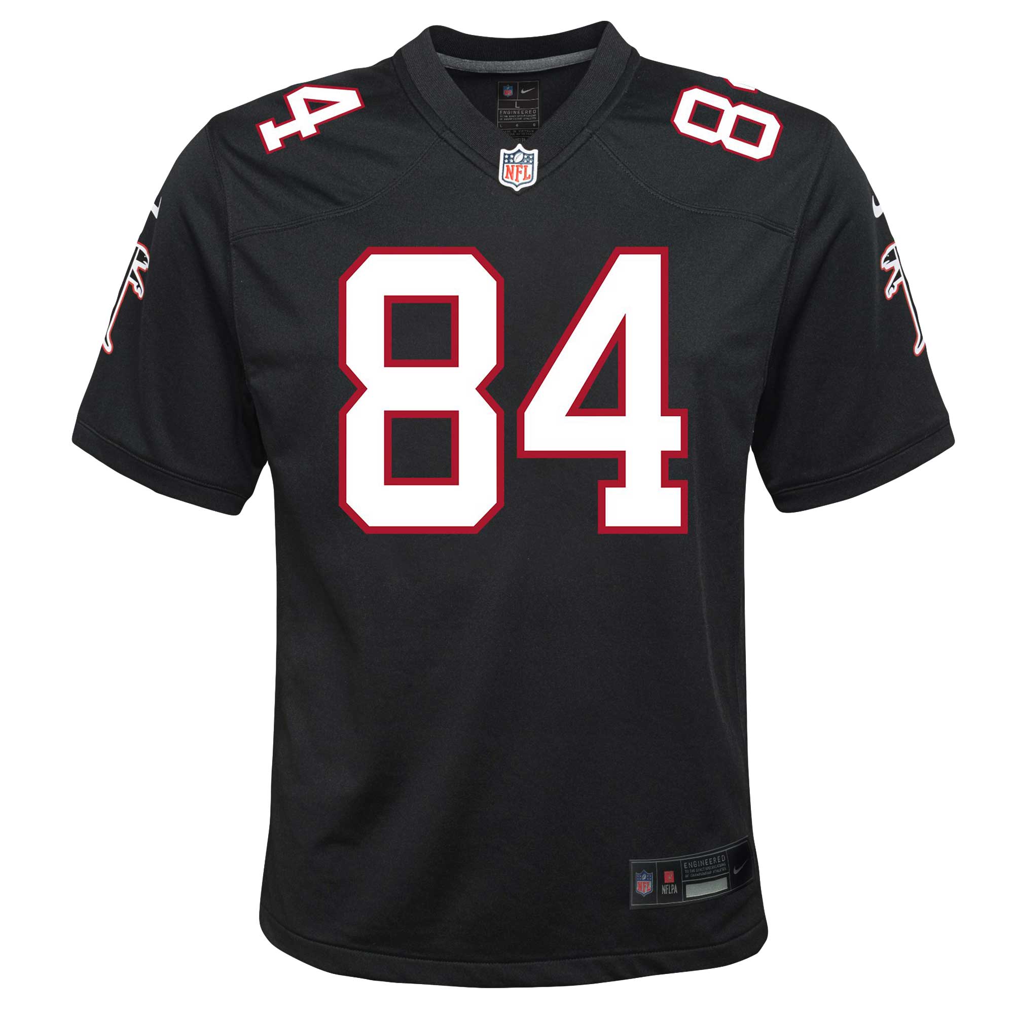 Alternative view of Youth Atlanta Falcons Cordarrelle Patterson Black Game Jersey JS4264 nicesnker