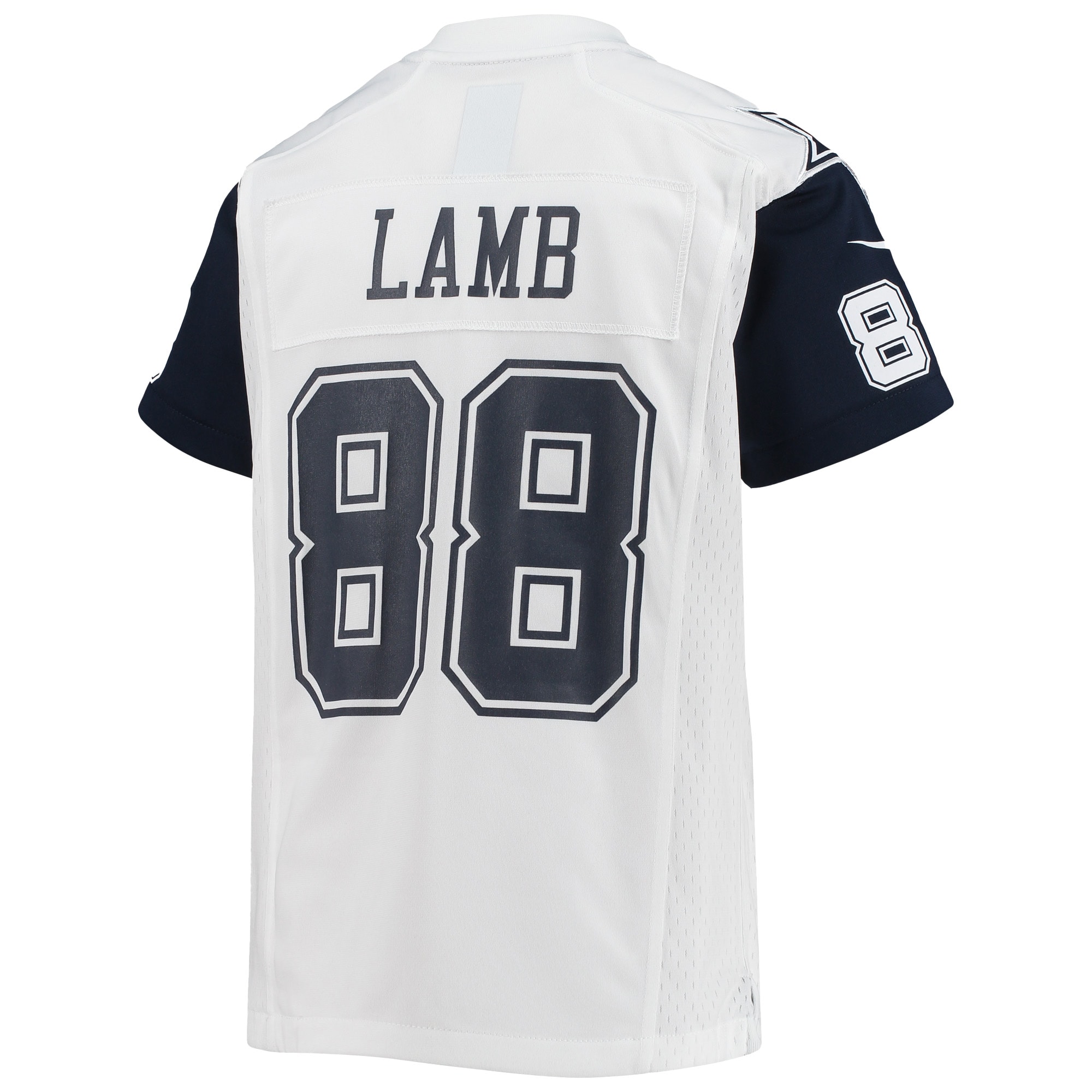 Youth Dallas Cowboys CeeDee Lamb White Alternate Game Jersey JS8162 nicesnker - Image 3