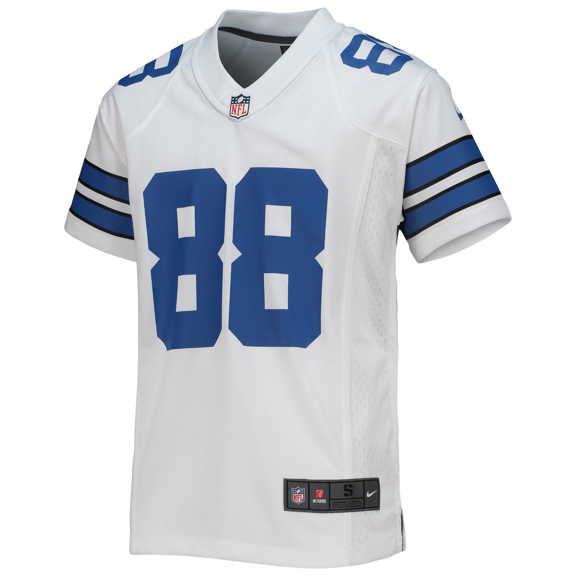 Alternative view of Youth Dallas Cowboys CeeDee Lamb White Game Jersey JS1322 nicesnker