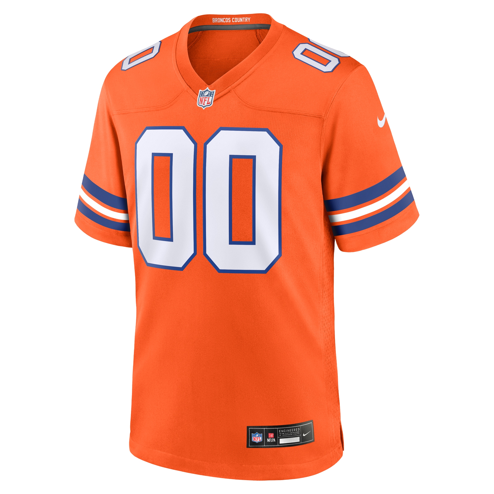 Alternative view of Youth Denver Broncos Orange 2nd Alternate Custom Jersey JS8119 nicesnker