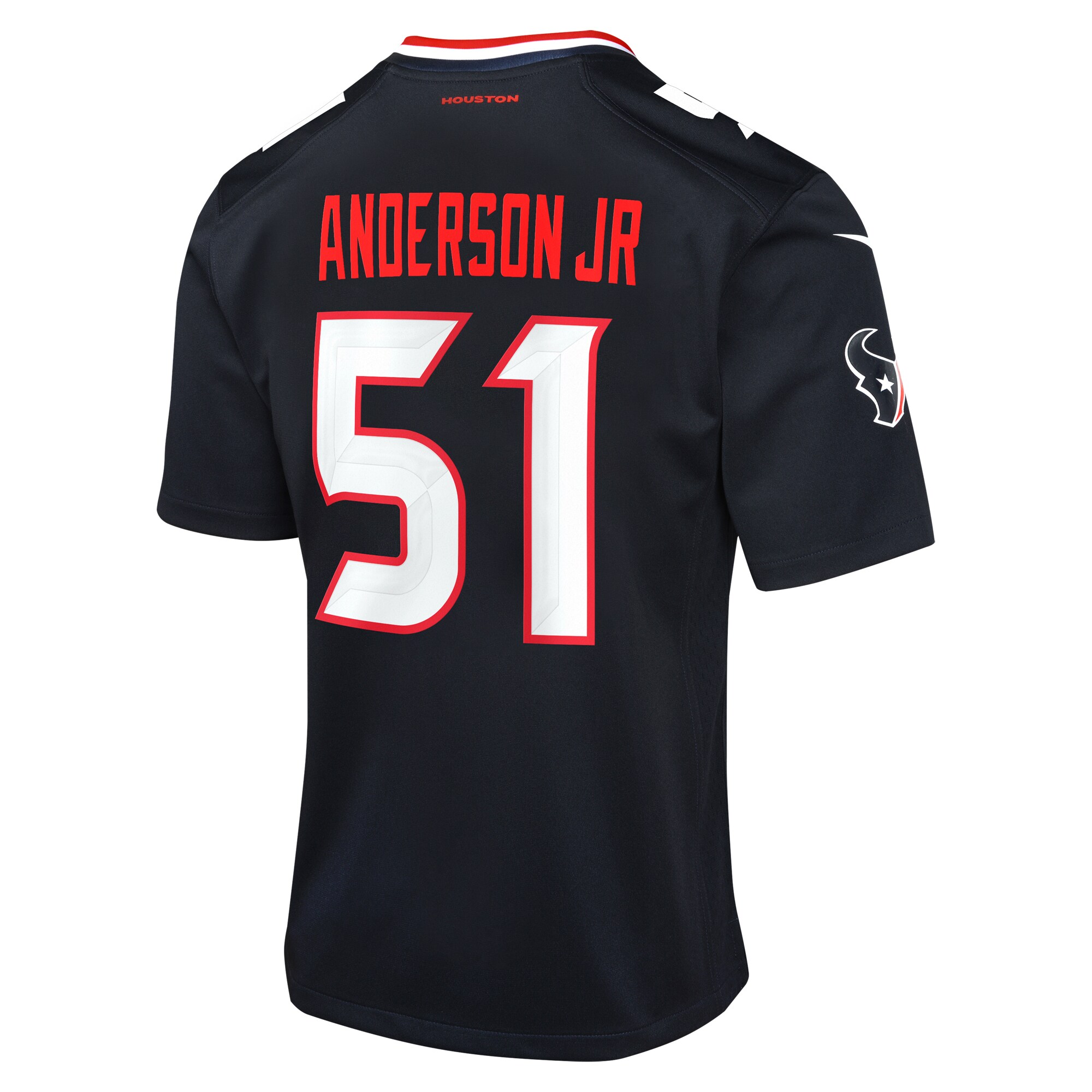 Youth Houston Texans Will Anderson Jr. Navy Game Jersey JS4132 nicesnker - Image 3
